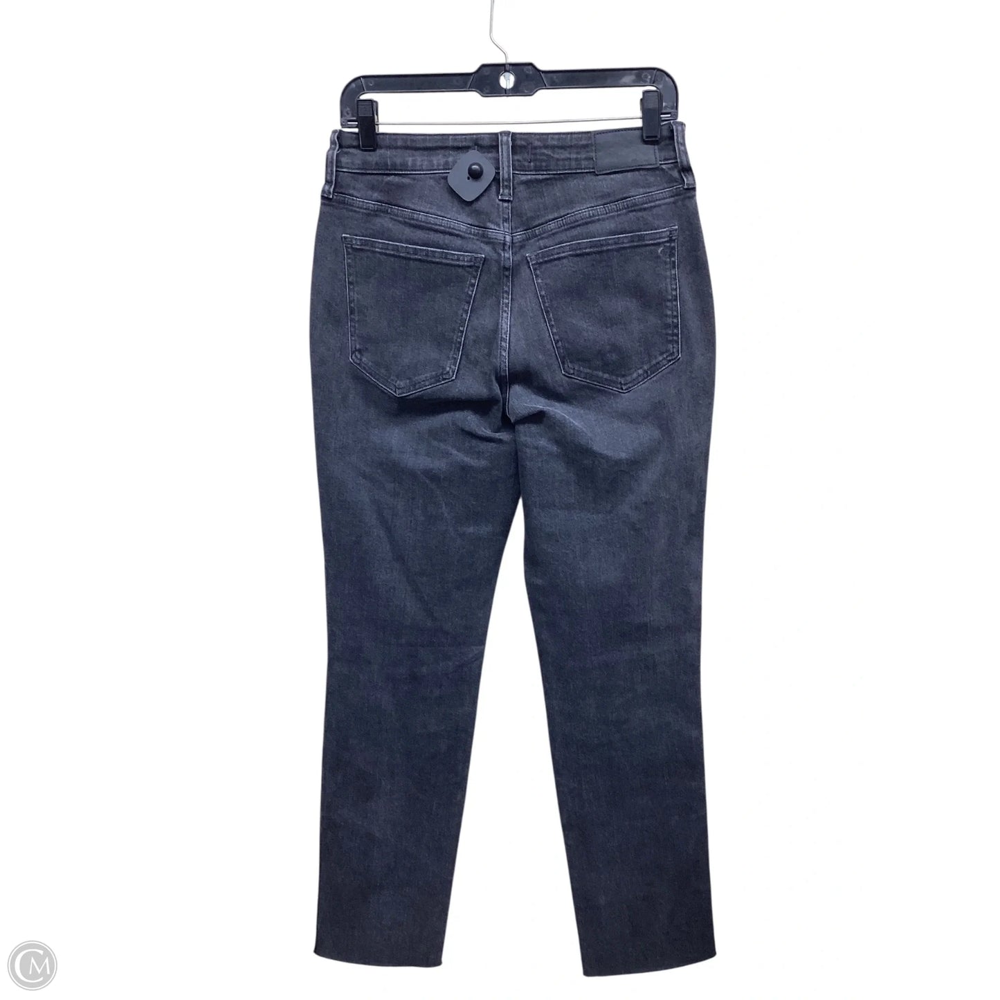 Jeans Straight By Madewell In Black Denim, Size: 4