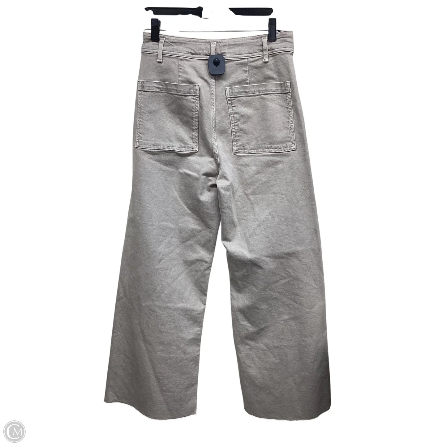 Jeans Wide Leg By Zara In Tan Denim, Size: 6