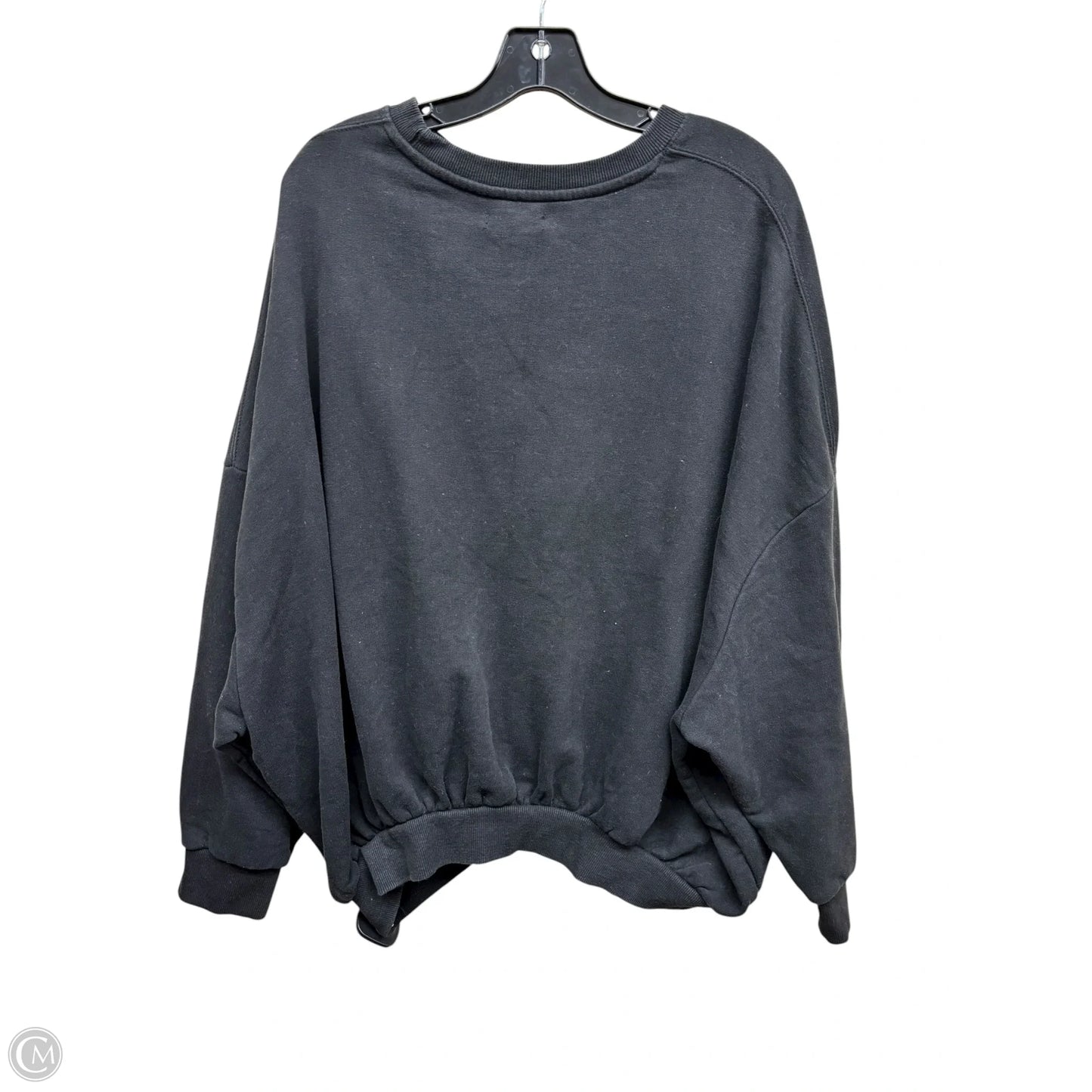 Sweatshirt Crewneck By Zara In Black, Size: M