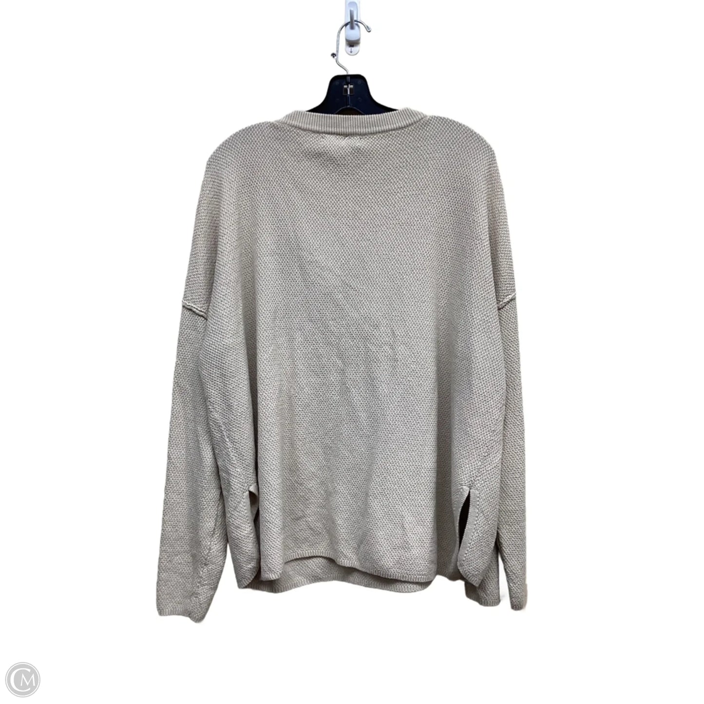 Top Long Sleeve By Clothes Mentor In Tan, Size: L