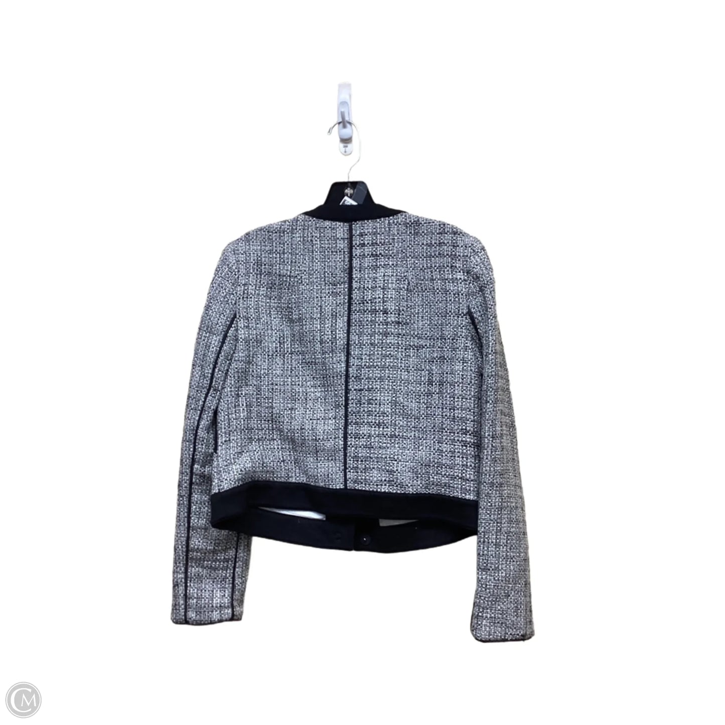 Blazer By Clothes Mentor In Black & White, Size: 6