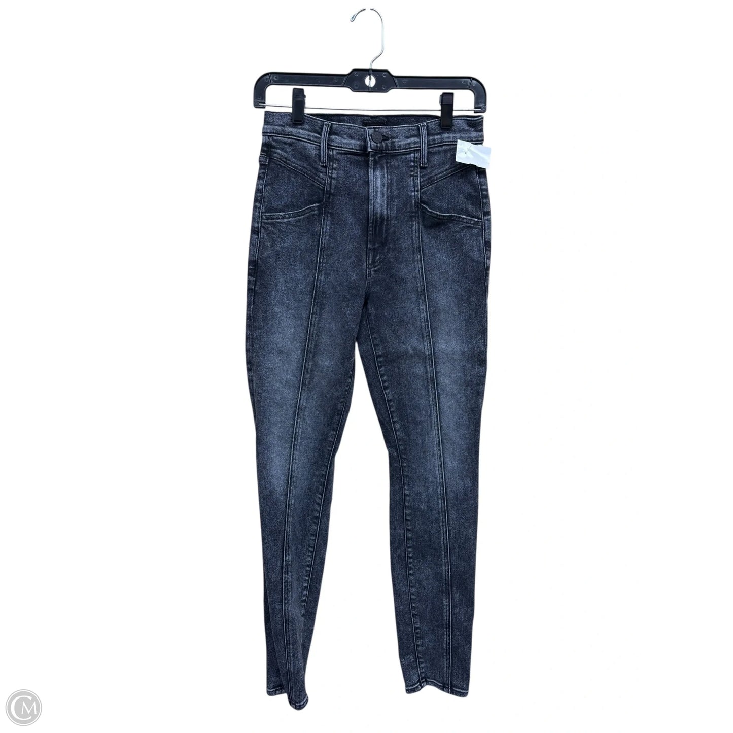 Jeans Skinny By Mother In Black Denim, Size: 2