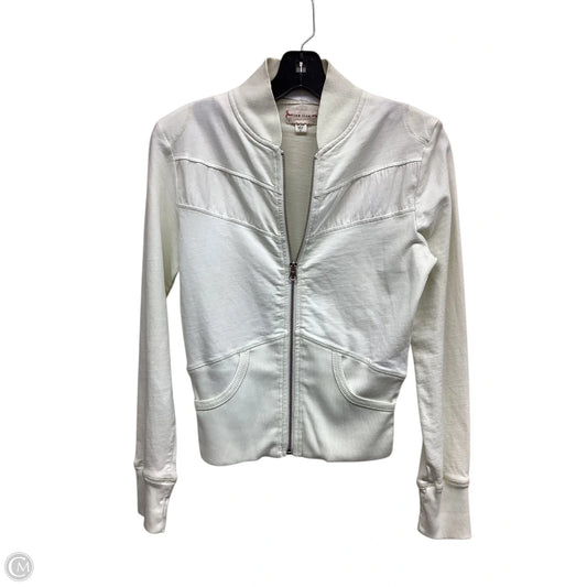Jacket Shirt By Clothes Mentor In Cream, Size: S