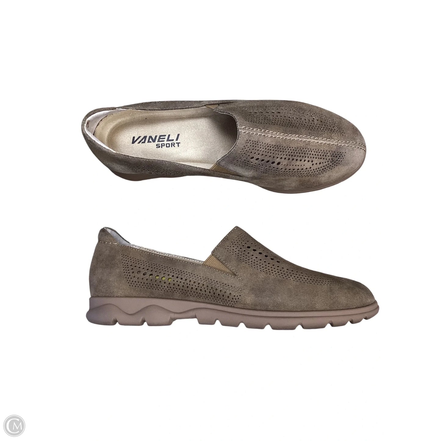 Shoes Flats By Vaneli In Brown, Size: 7.5