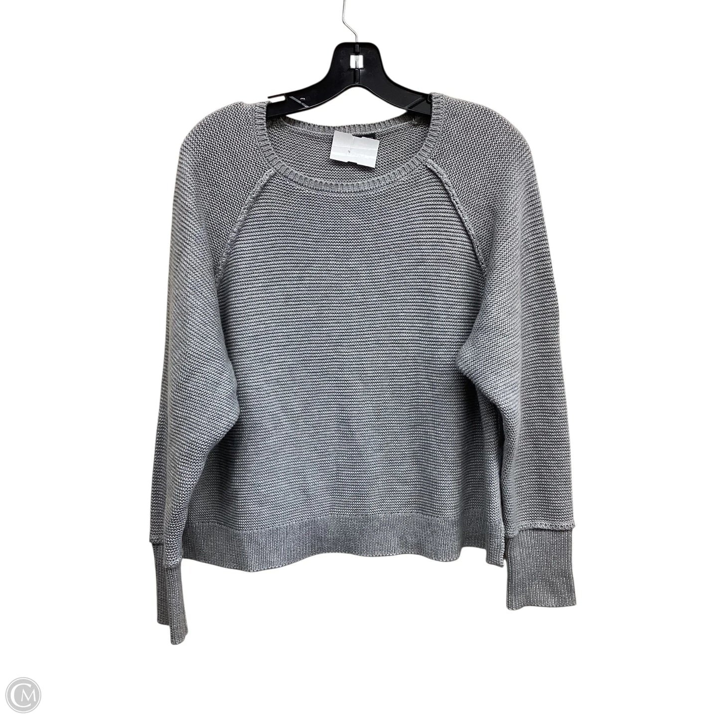 Sweater By Adrianna Papell In Grey, Size: M