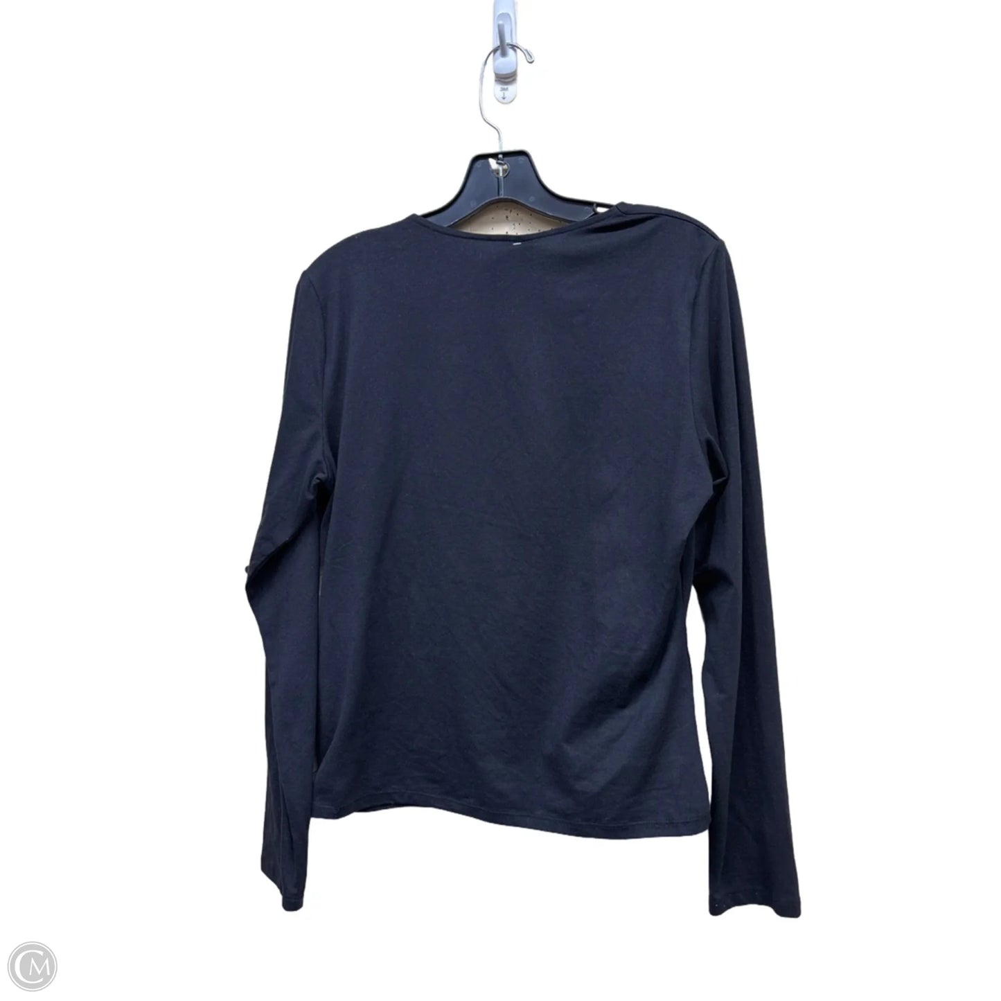 Top Long Sleeve By H&m In Black, Size: L
