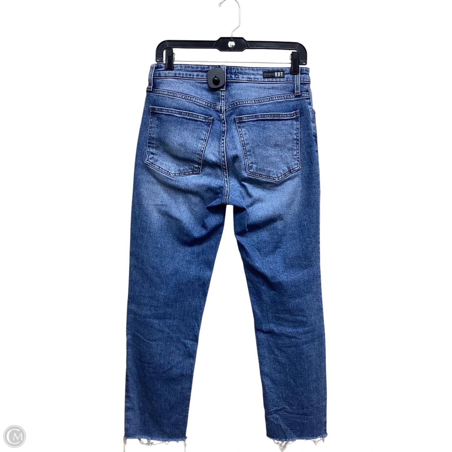 Jeans Straight By Kut In Blue Denim, Size: 4
