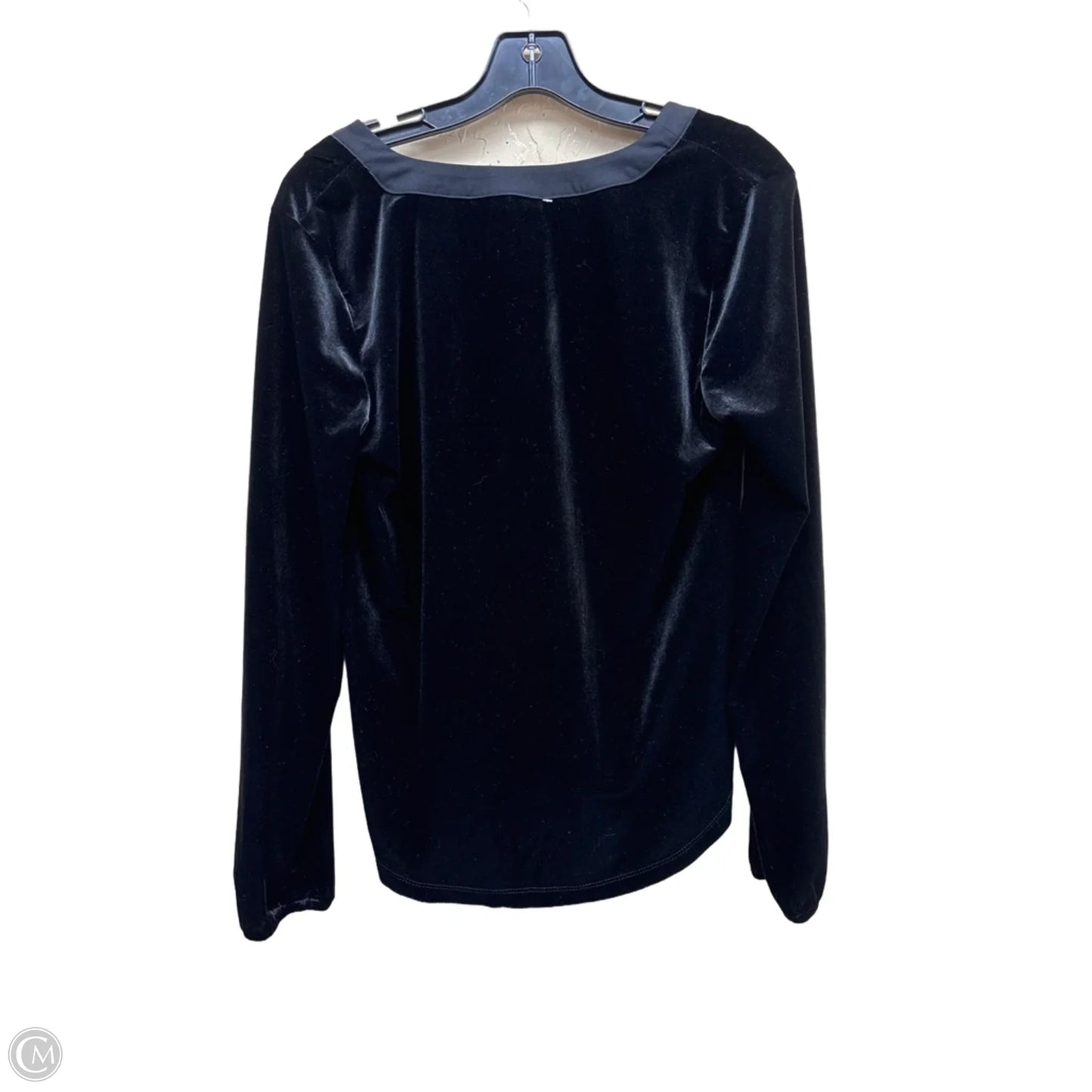 Top Long Sleeve By Ann Taylor In Black, Size: S