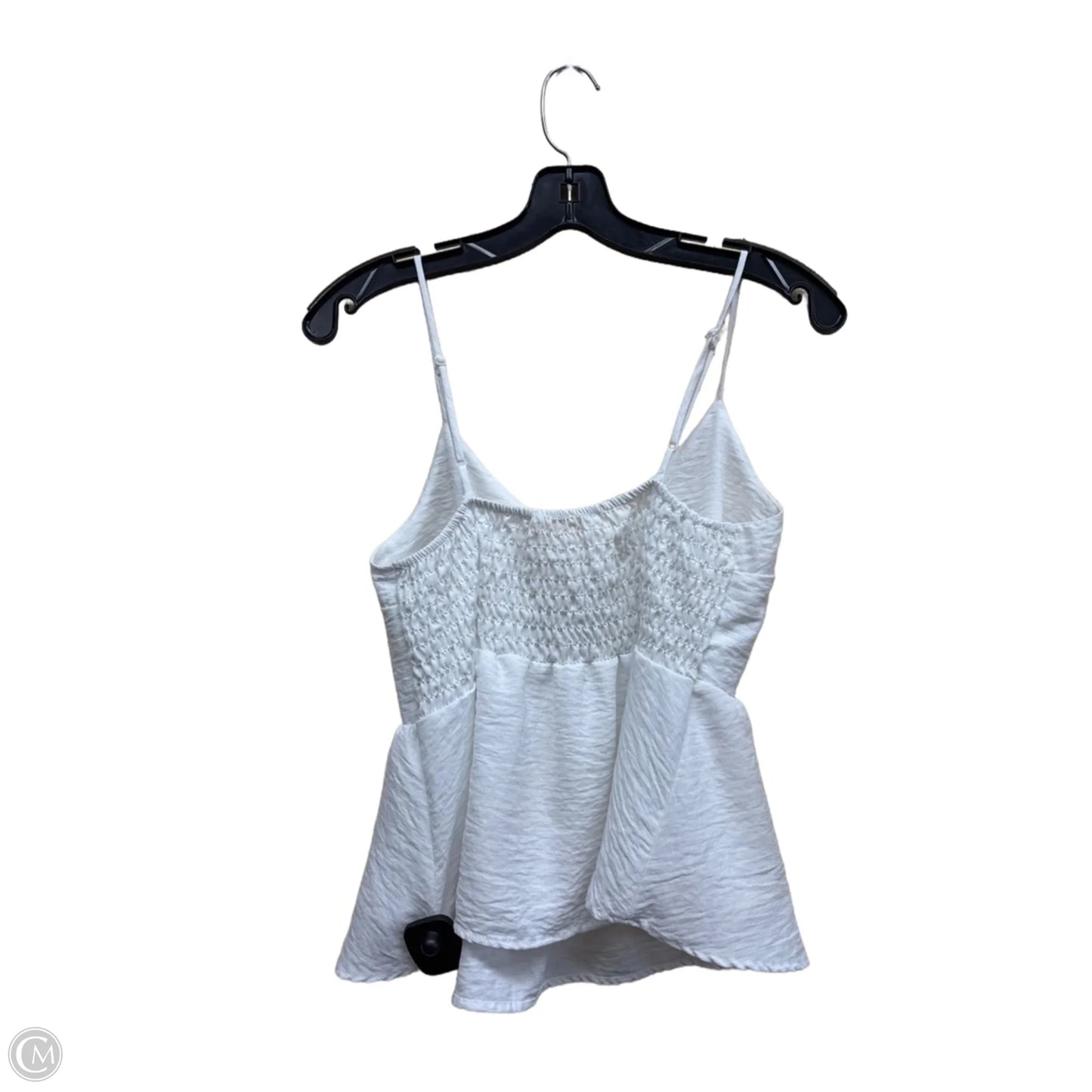 Top Sleeveless By Monteau In White, Size: L