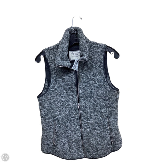Vest Fleece By Abercrombie And Fitch In Grey, Size: S