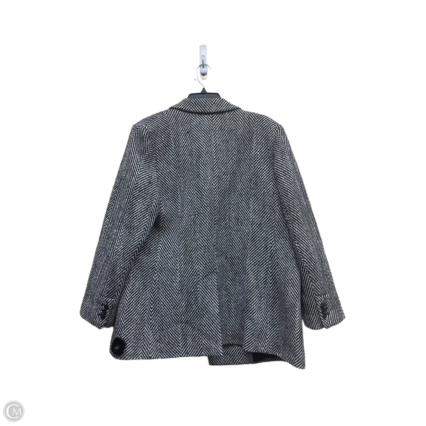 Blazer By Loft In Black & White, Size: 10