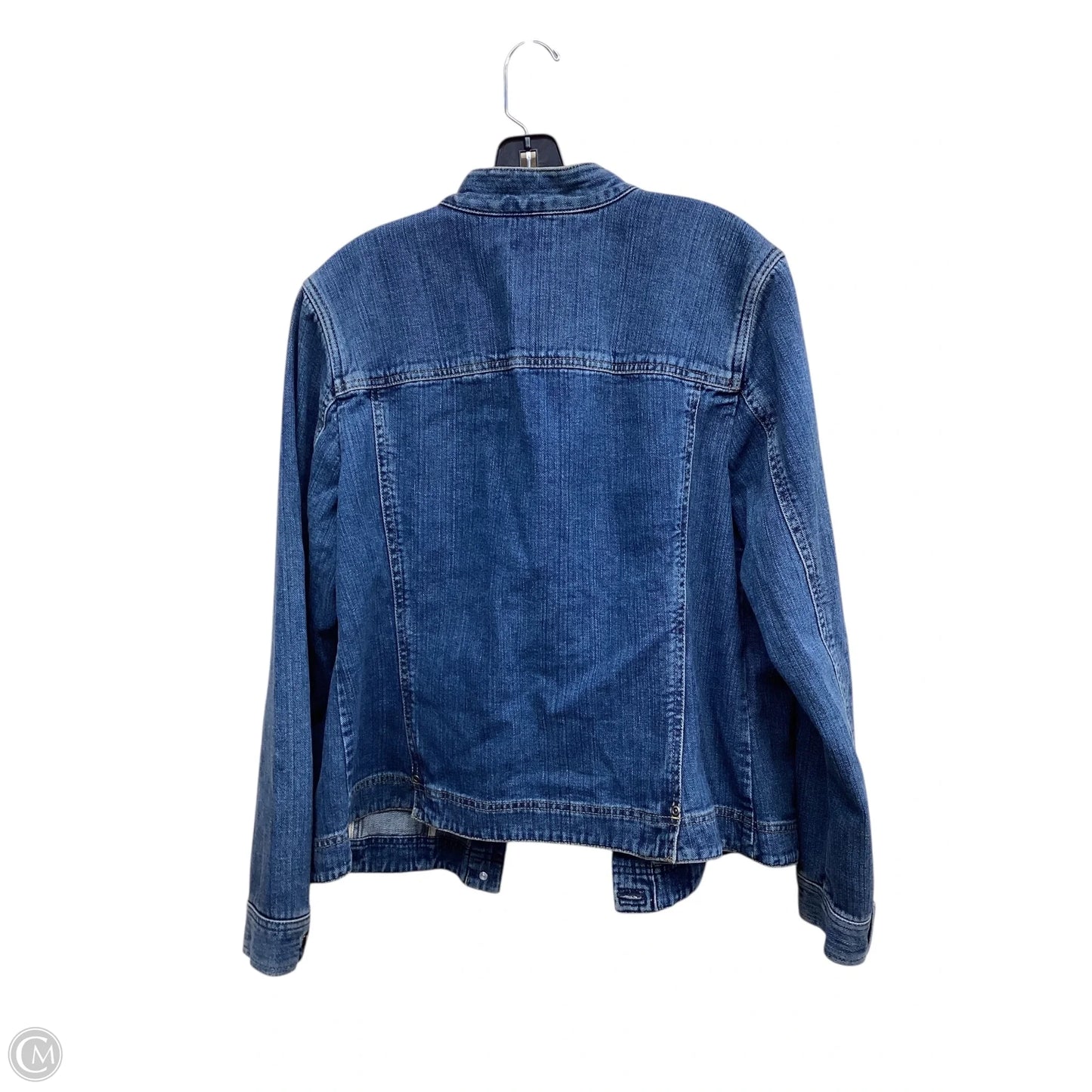 Jacket Denim By J. Jill In Blue Denim, Size: L