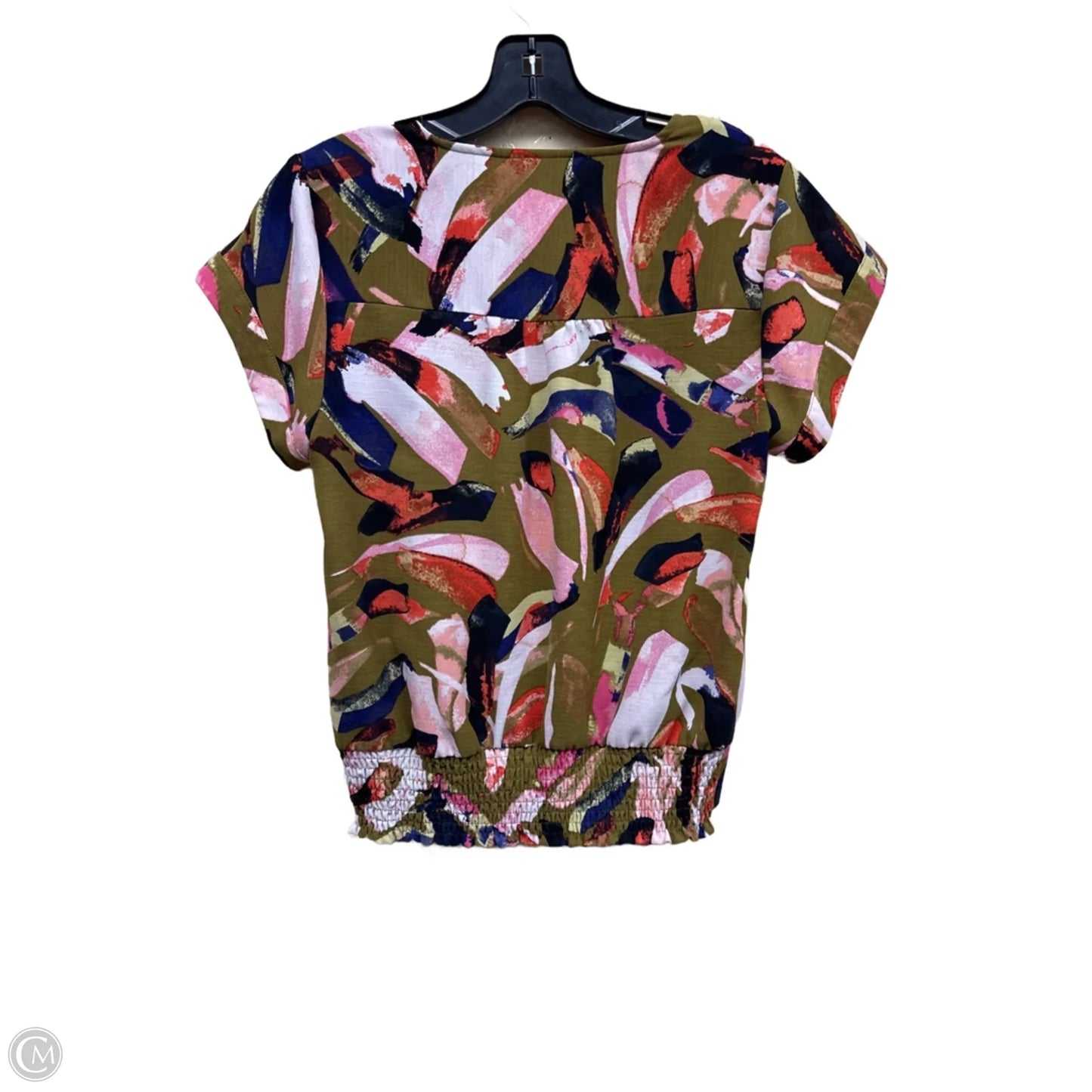 Top Short Sleeve By Nine West In Multi-colored, Size: S