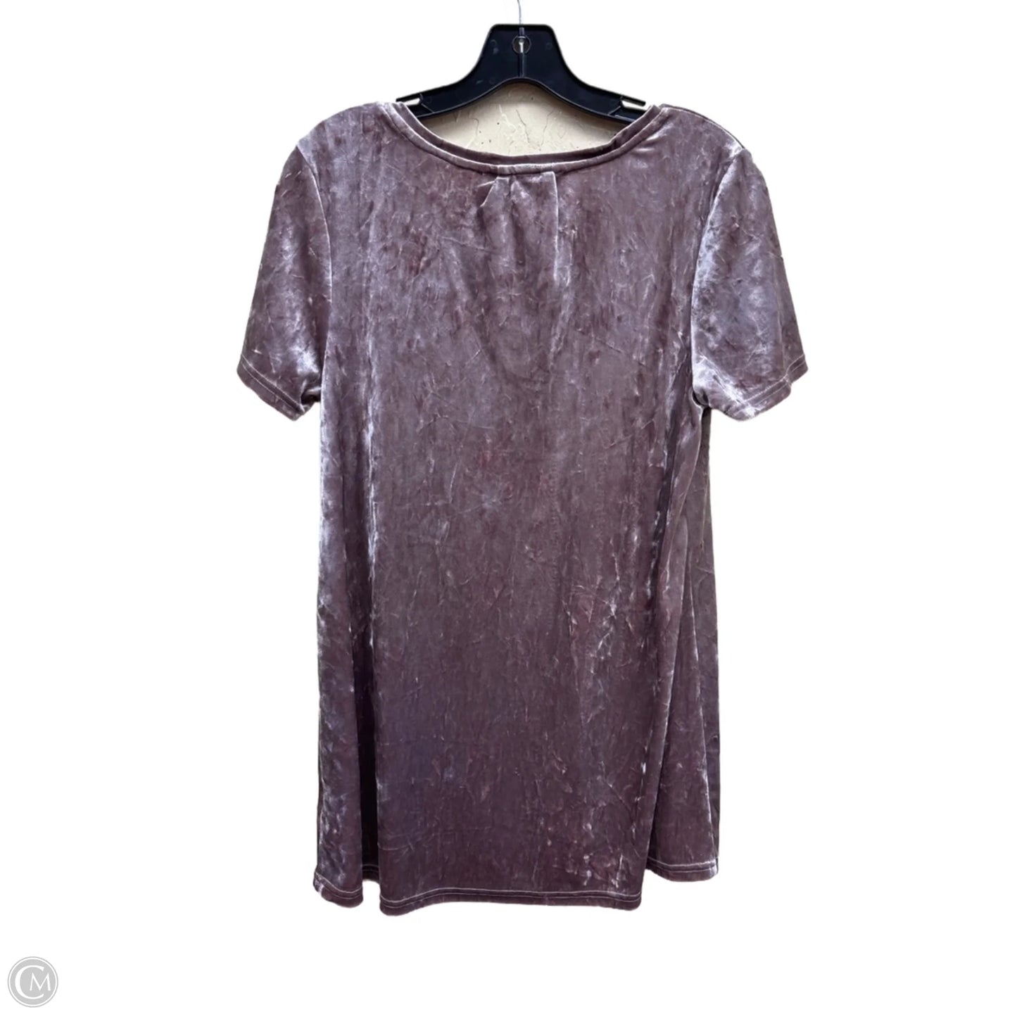 Top Short Sleeve By Velvet In Pink, Size: S