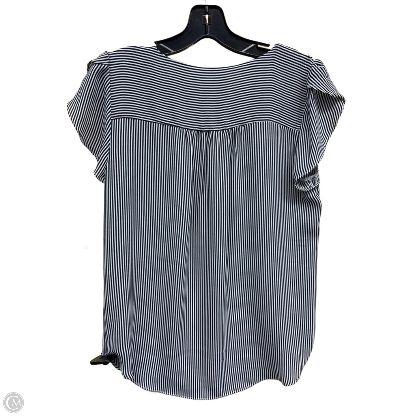 Top Short Sleeve By Philosophy In Striped Pattern, Size: Xs