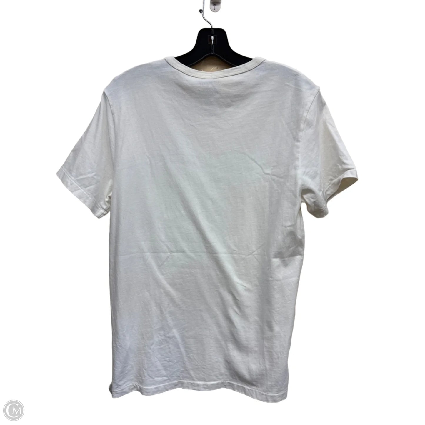 Top Short Sleeve By Madewell In White, Size: S