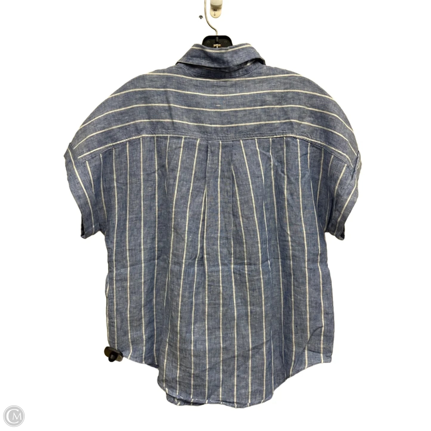 Top Short Sleeve By Banana Republic In Blue, Size: Xs