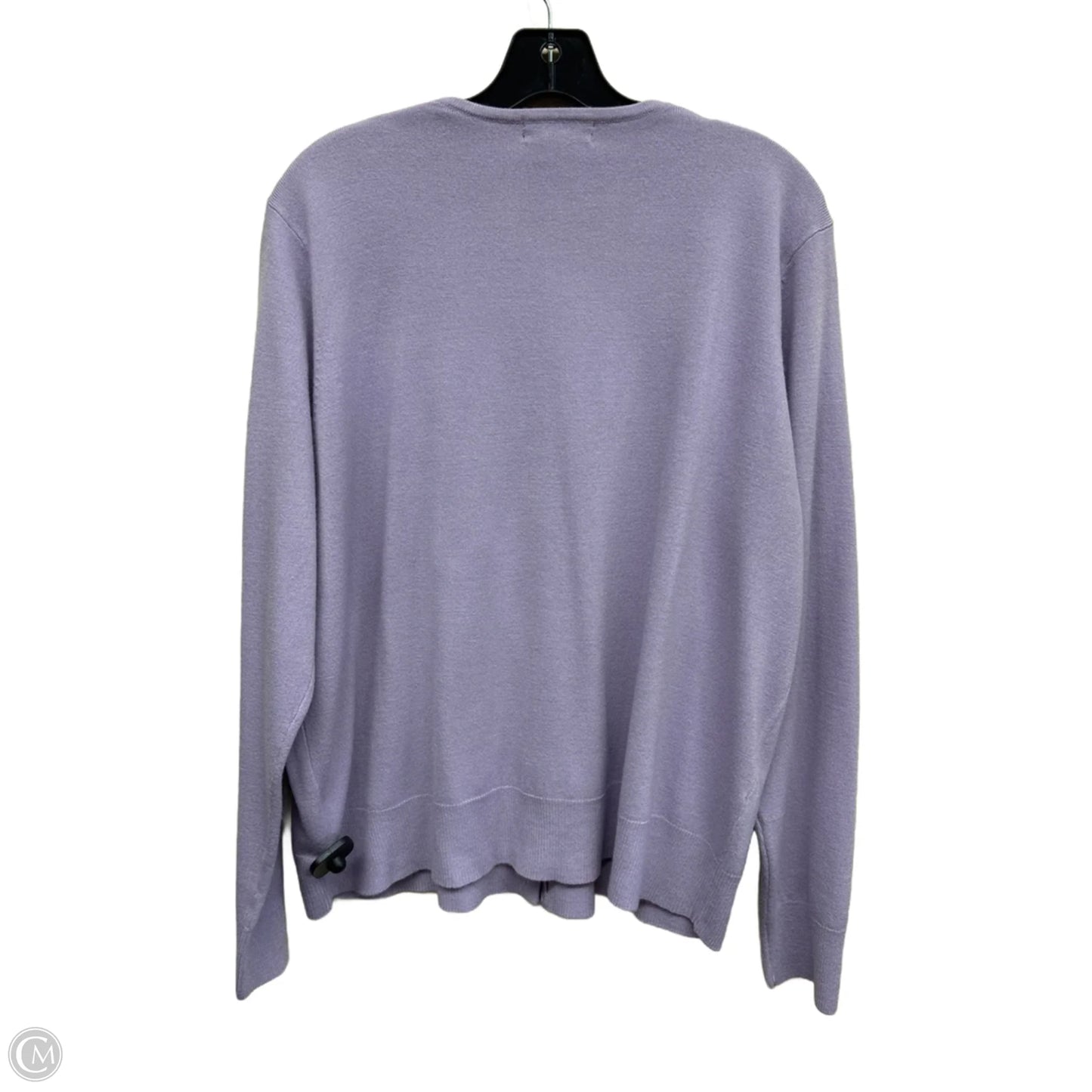 Cardigan By Clothes Mentor In Purple, Size: 20