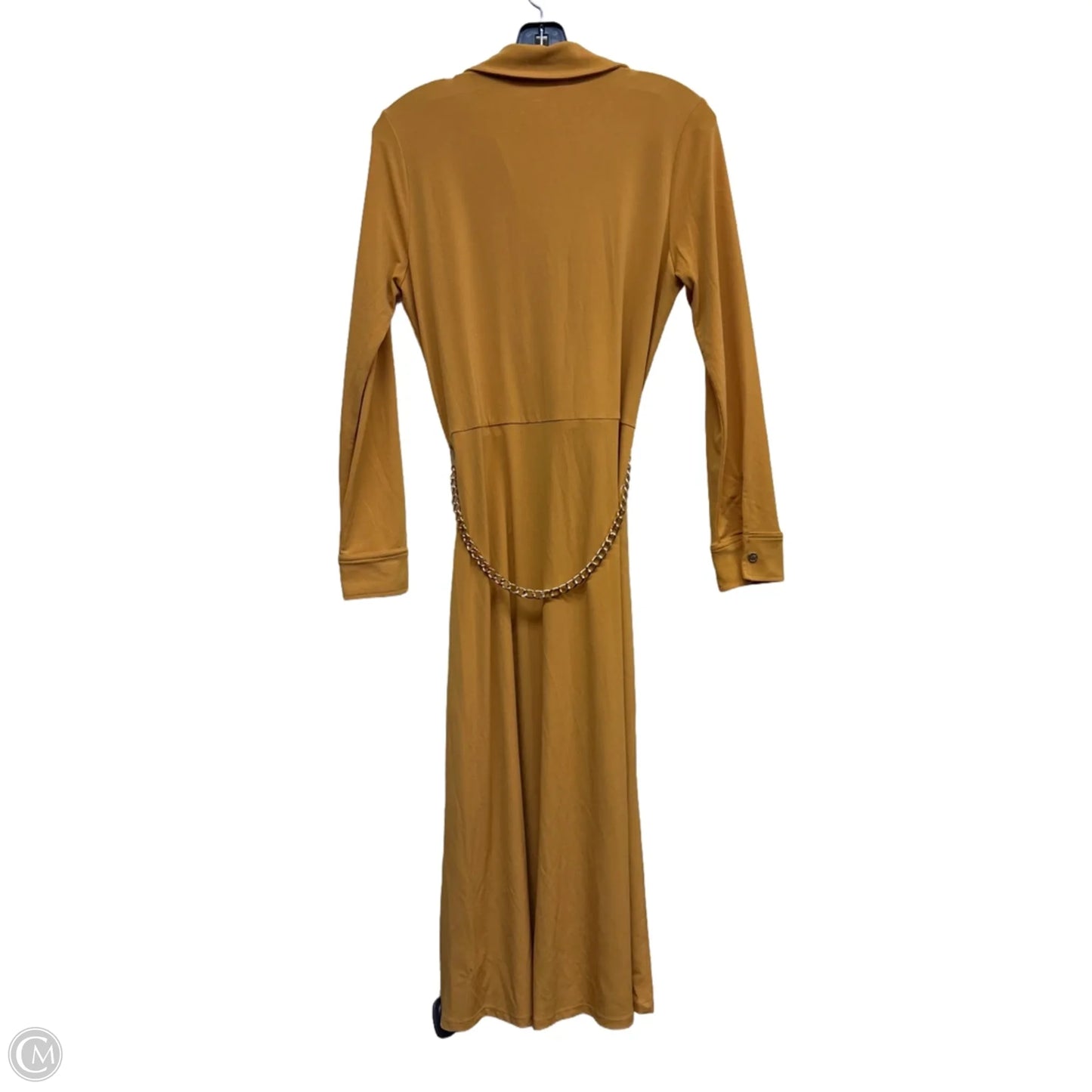 Dress Casual Maxi By Michael By Michael Kors In Yellow, Size: M