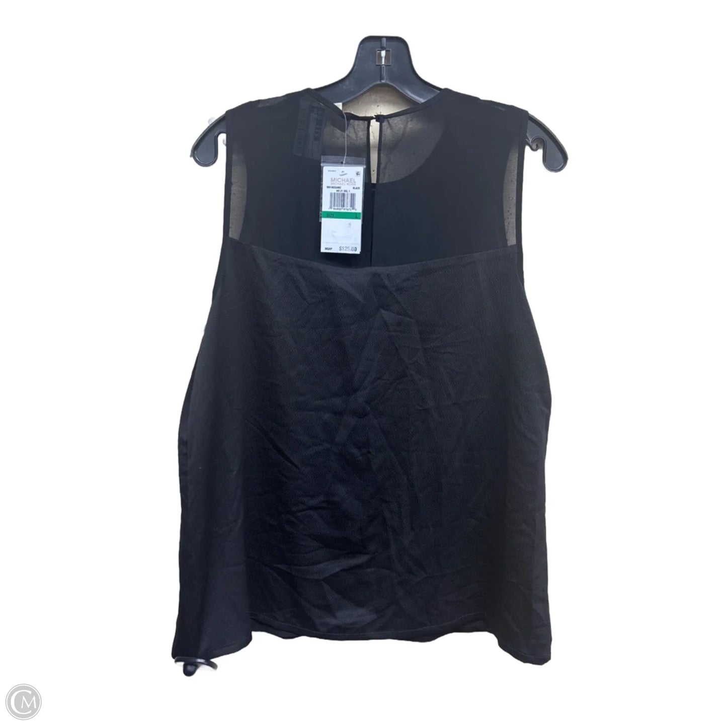 Top Sleeveless By Michael By Michael Kors In Black, Size: L