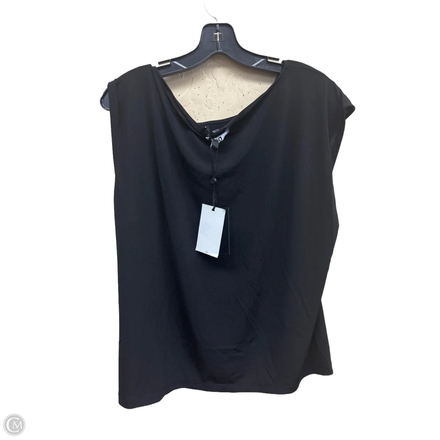 Top Sleeveless By Dkny In Black, Size: Xxl