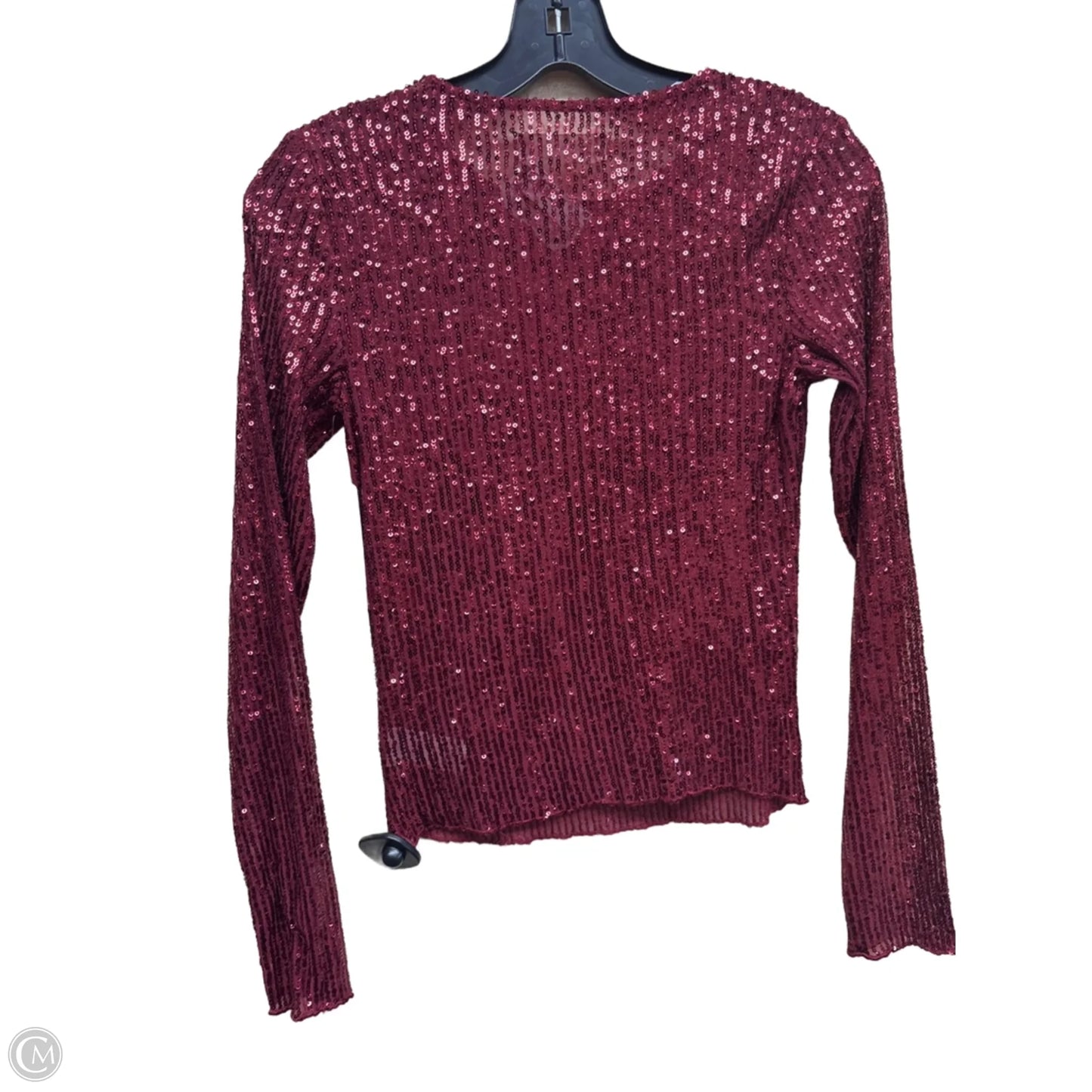 Top Long Sleeve By Lucky Brand In Red, Size: Xs