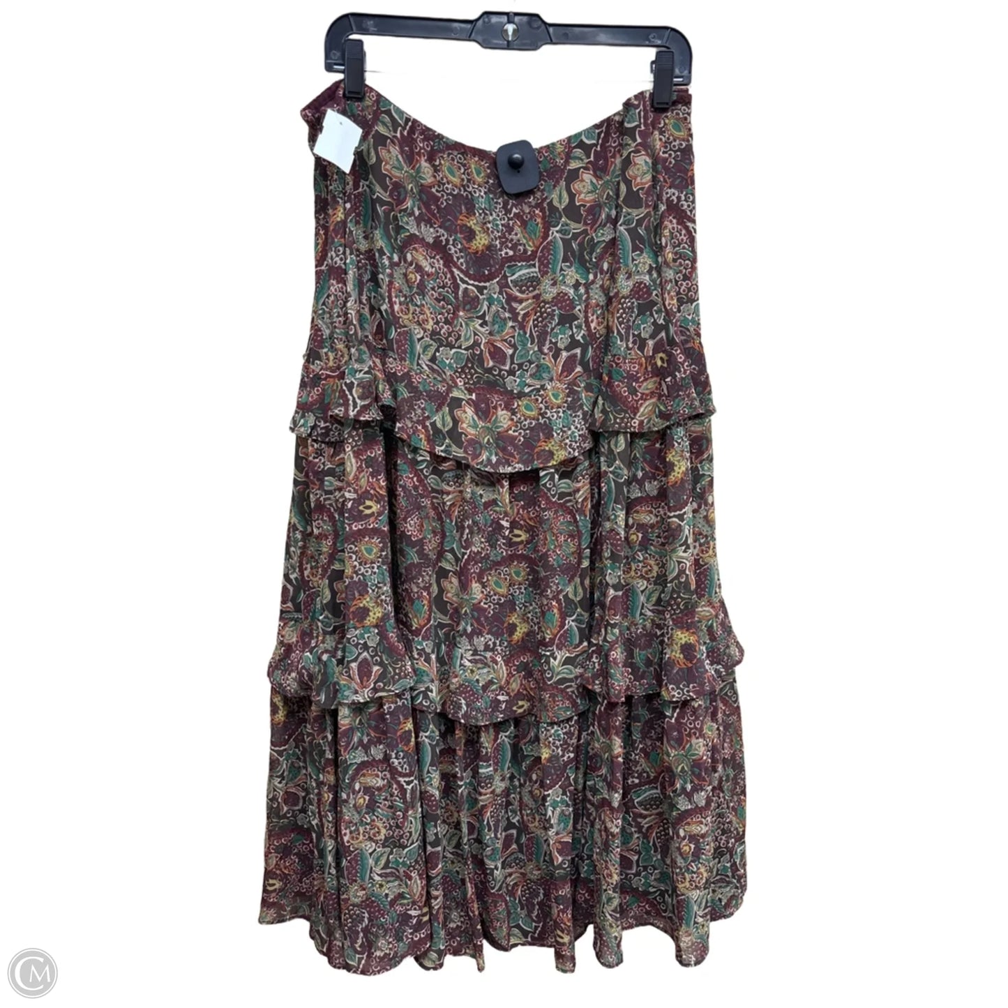 Skirt Maxi By Lauren By Ralph Lauren In Floral Print, Size: 18