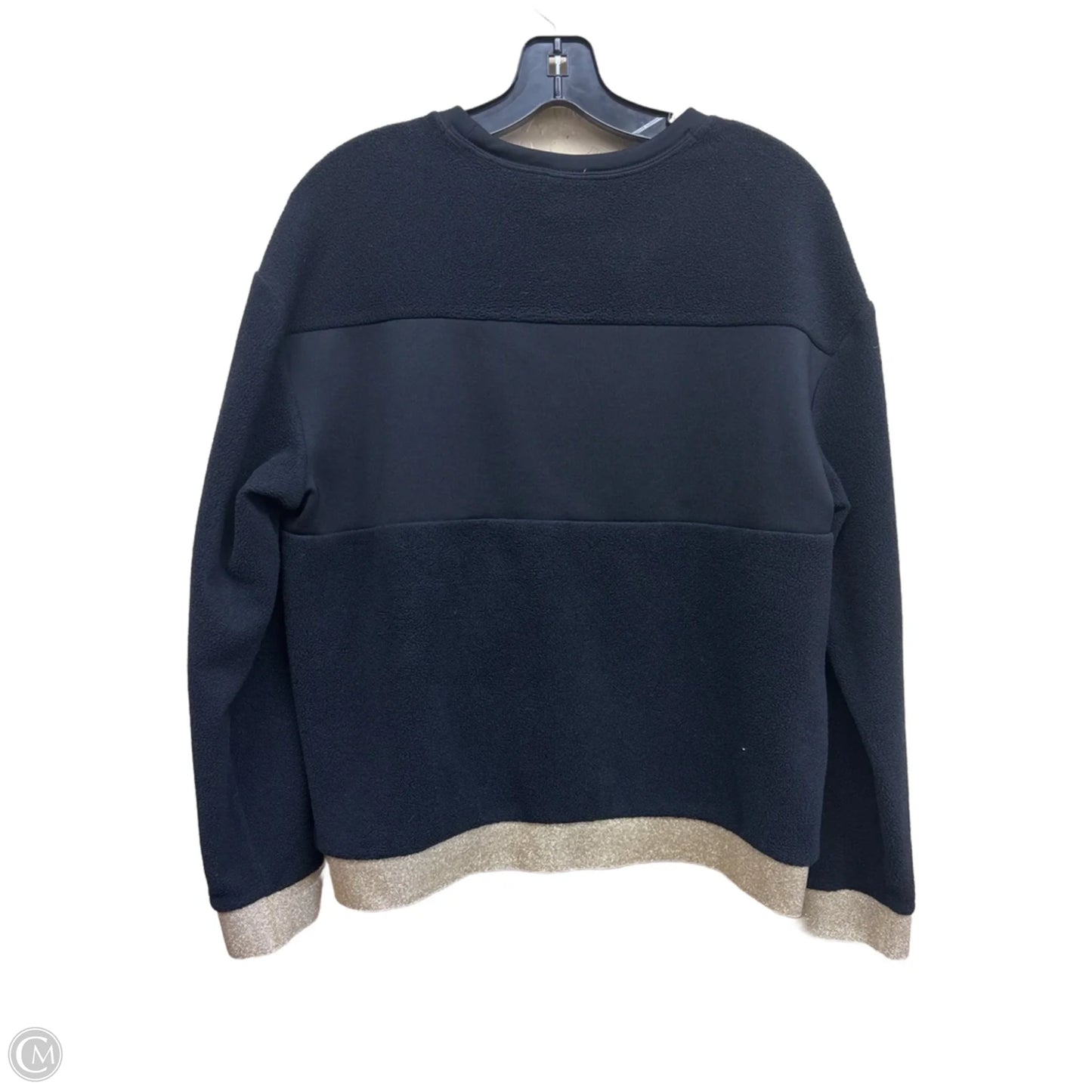 Athletic Sweatshirt Crewneck By Nike In Black, Size: S