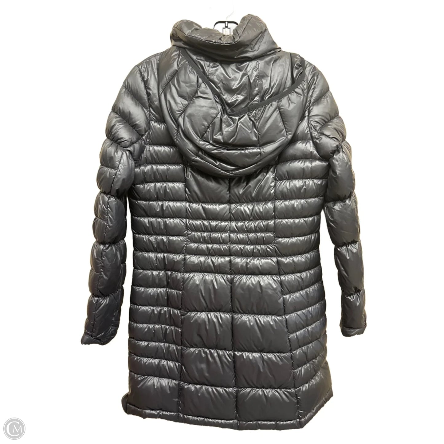Coat Puffer & Quilted By Michael By Michael Kors In Black & Gold, Size: M