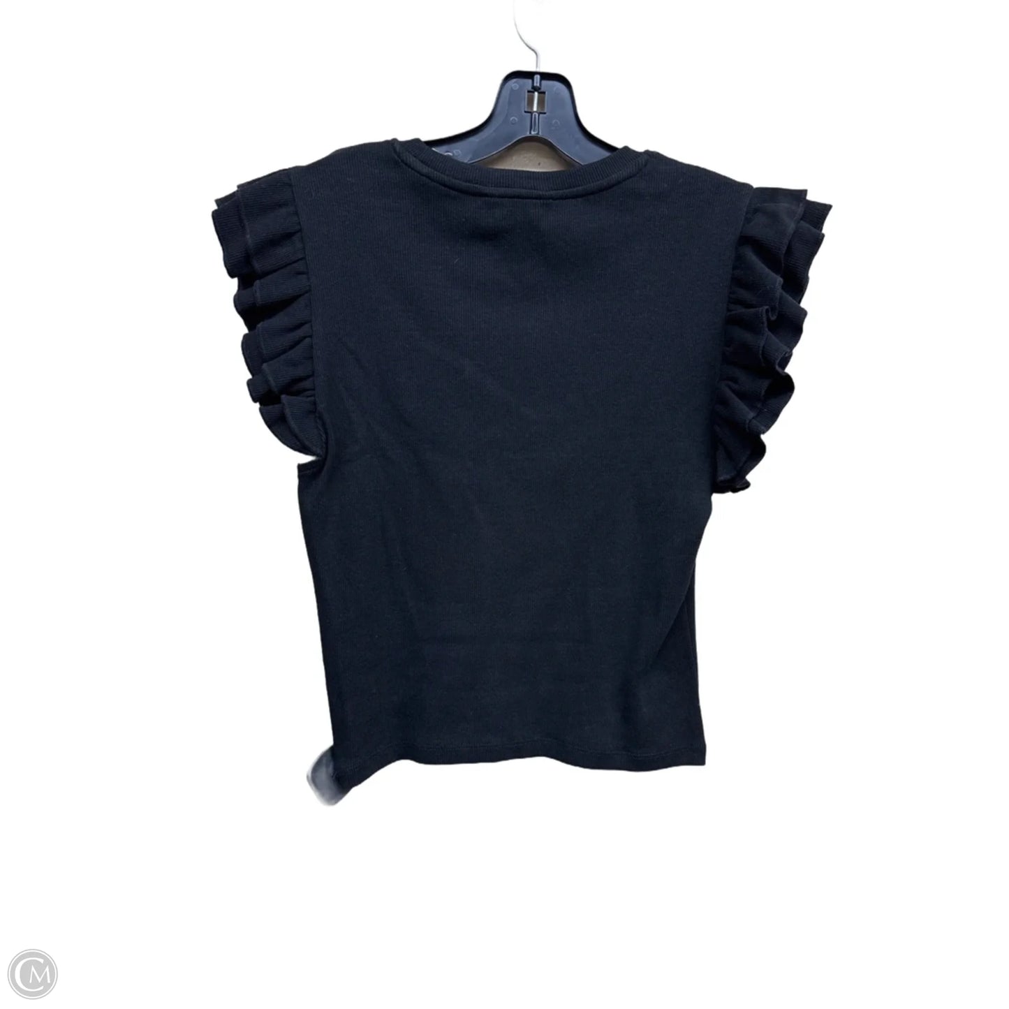 Top Sleeveless By Zara In Black, Size: L