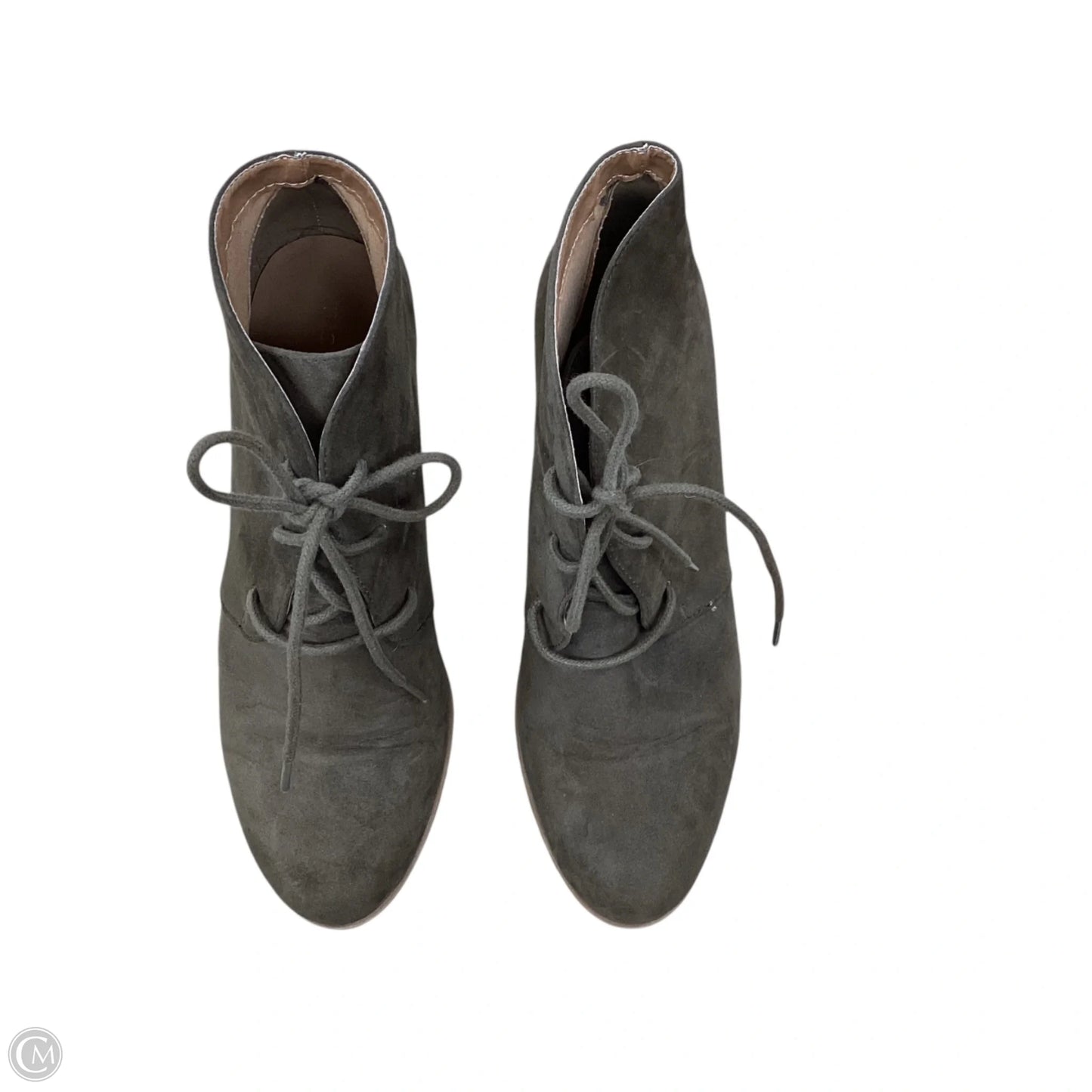 Boots Ankle Heels By Maurices In Green, Size: 7.5