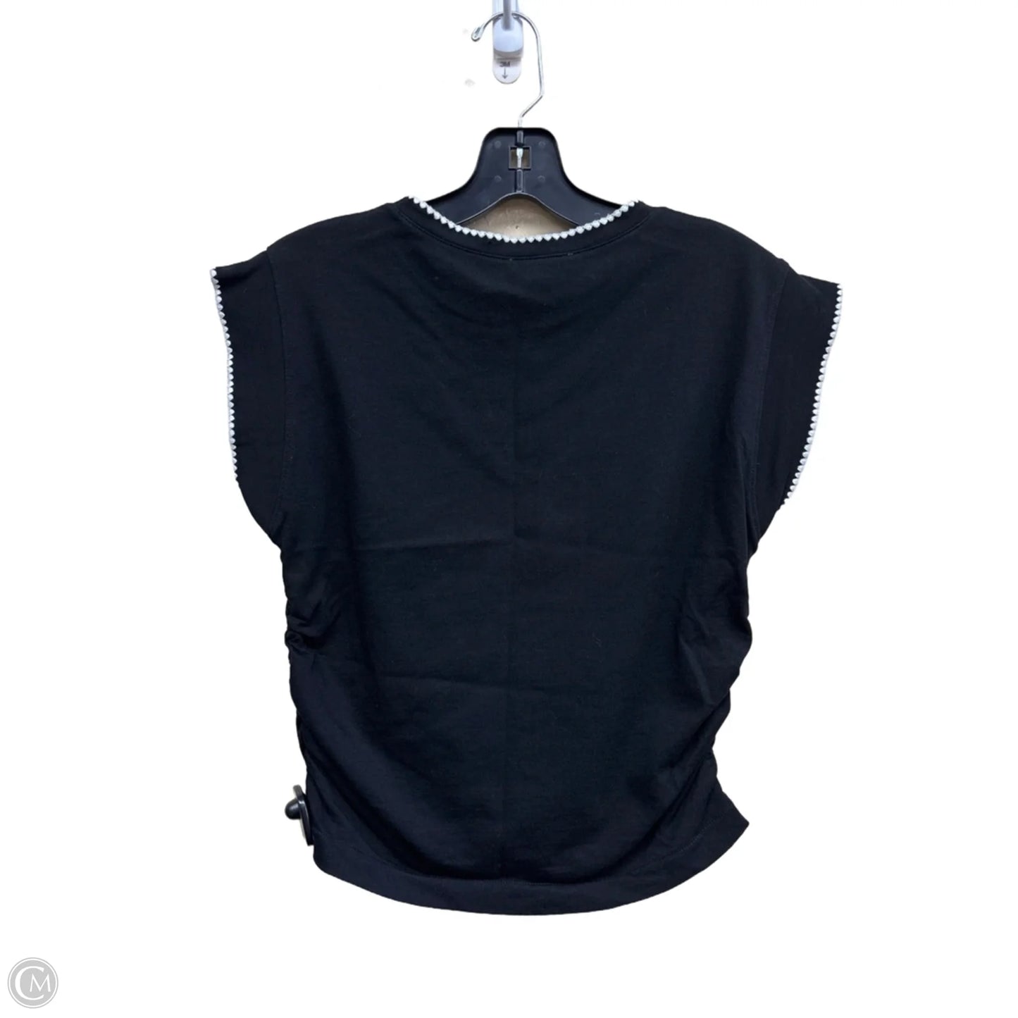 Top Sleeveless By Madewell In Black & White, Size: S