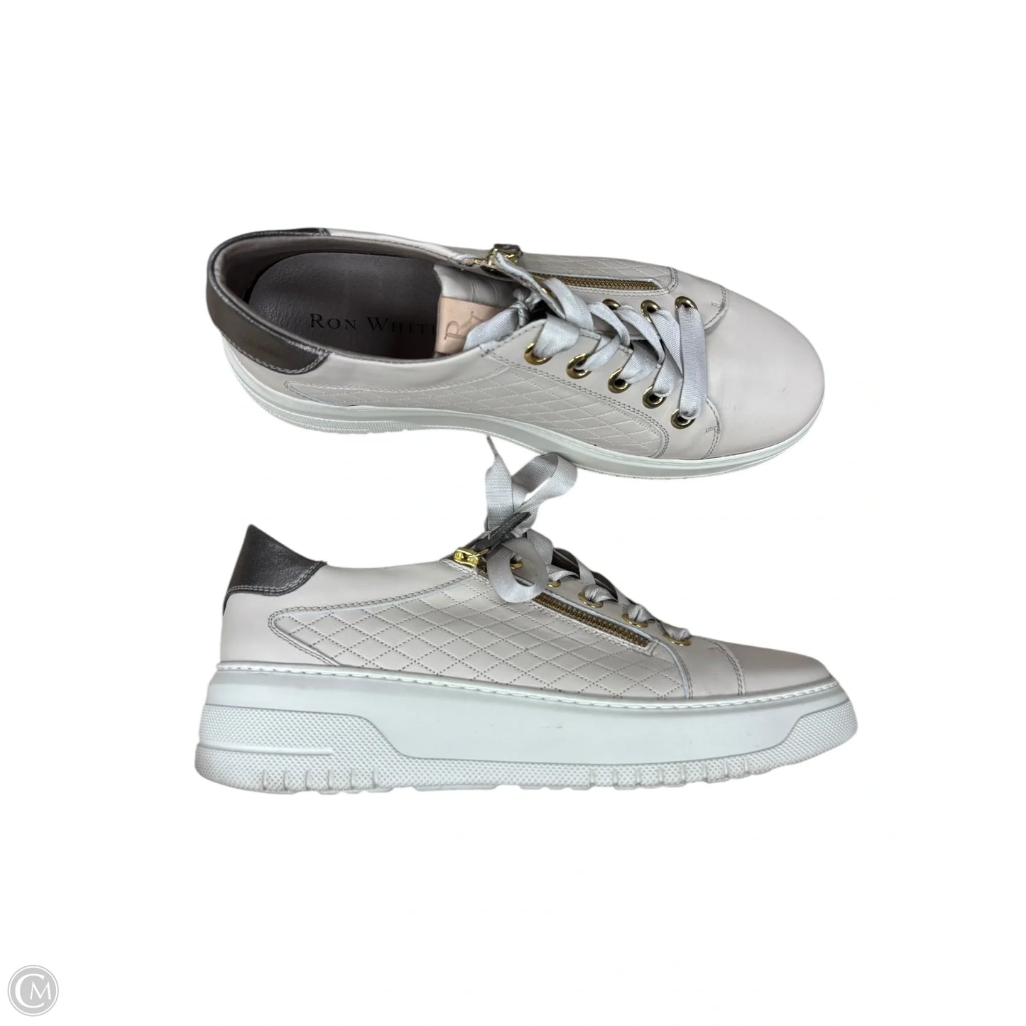 Shoes Sneakers By Clothes Mentor In Taupe, Size: 10.5