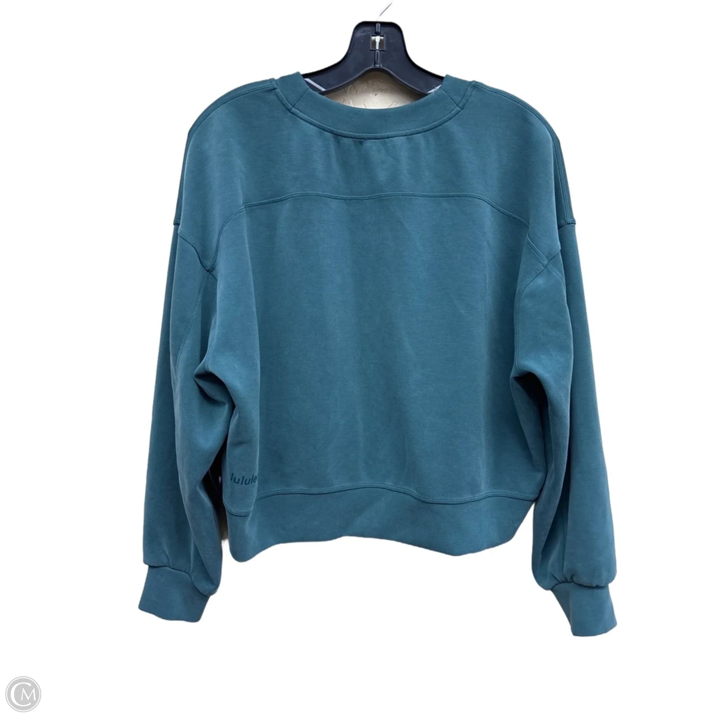 Top Long Sleeve By Lululemon In Green, Size: 6