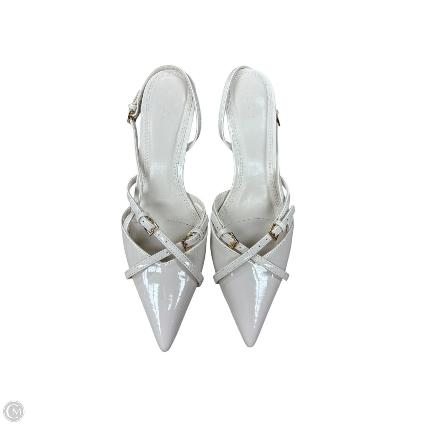 Shoes Heels Kitten By Clothes Mentor In Cream, Size: 8