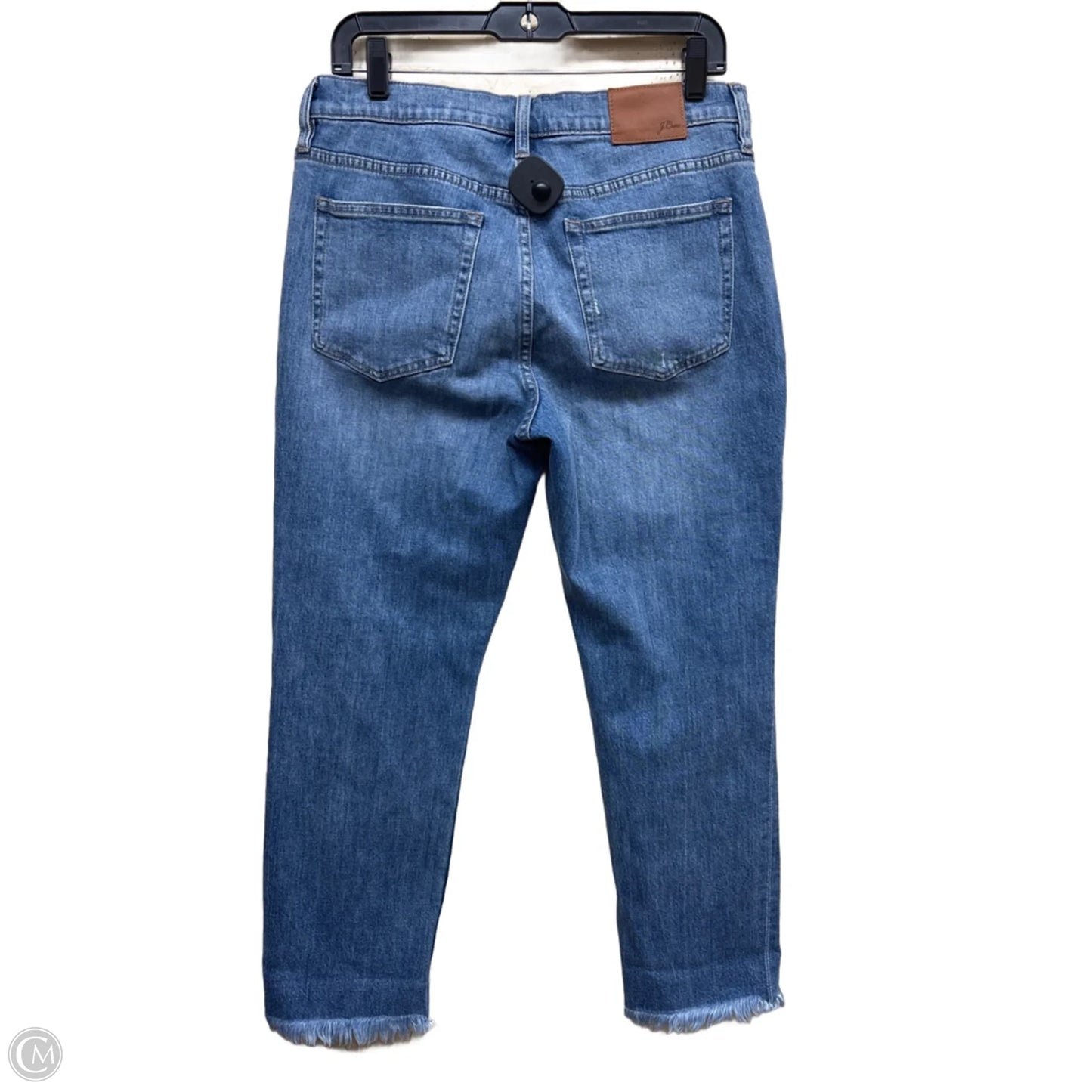 Jeans Straight By J. Crew In Blue Denim, Size: 8