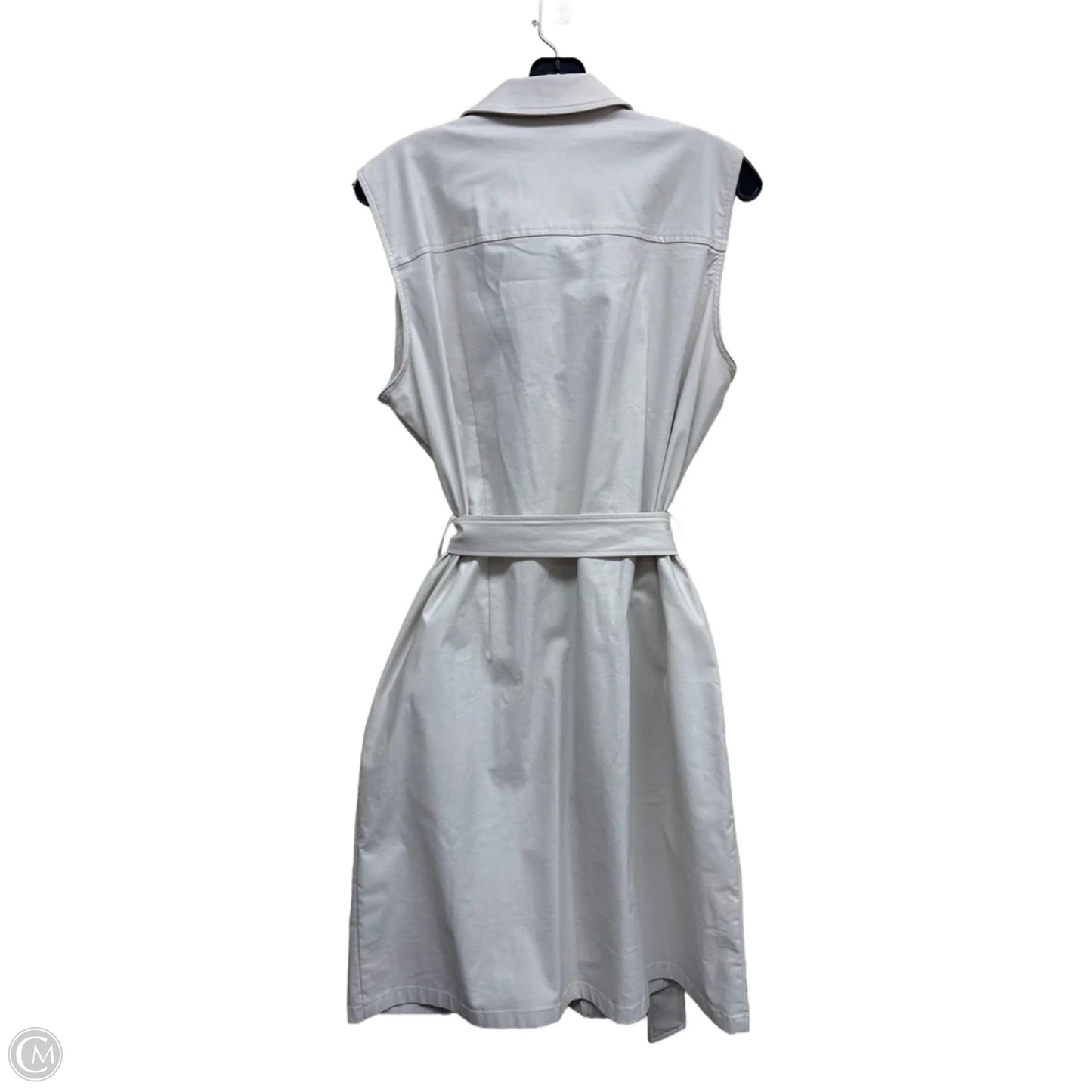 Dress Casual Midi By Clothes Mentor In Cream, Size: L