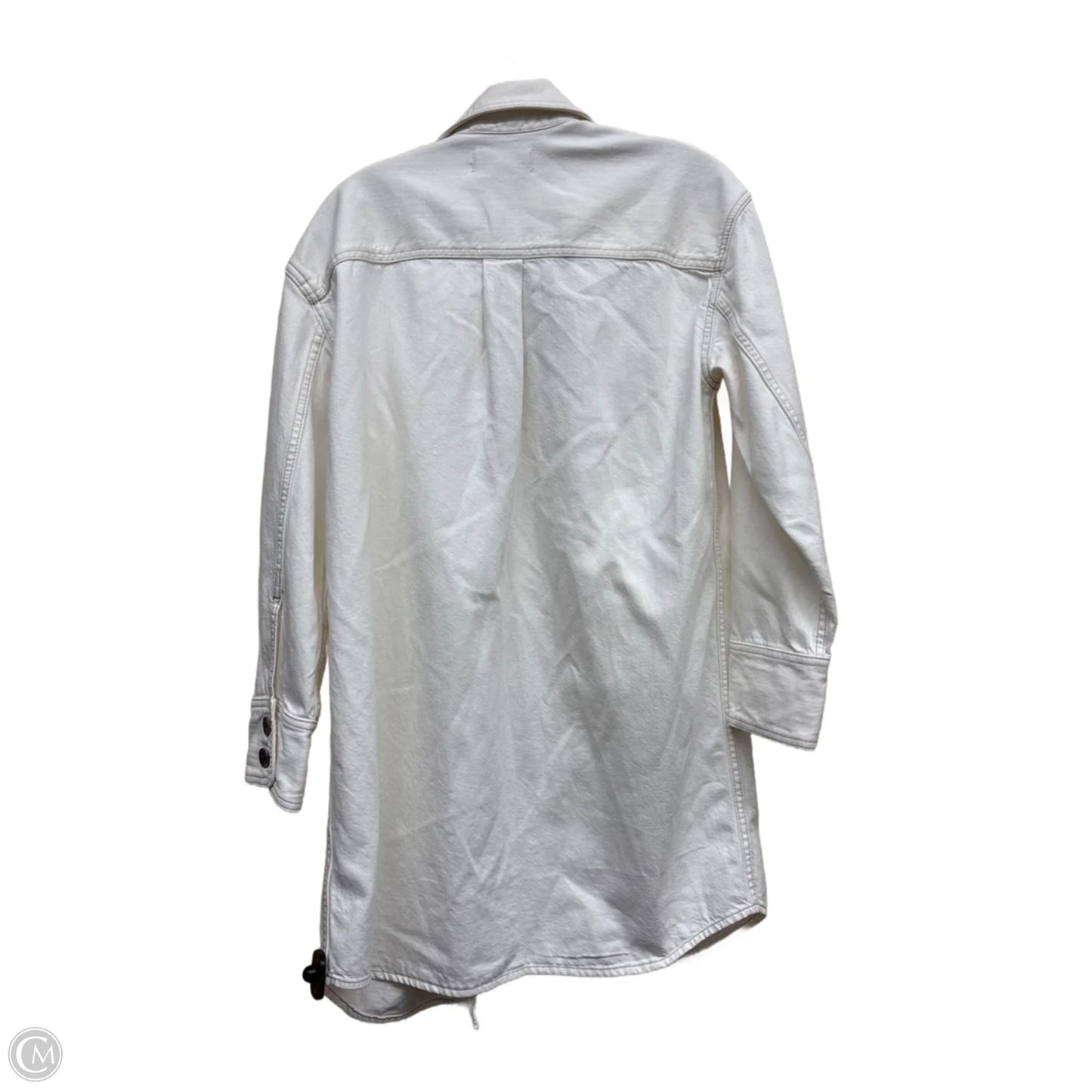 Jacket Denim By Madewell In Cream, Size: Xs