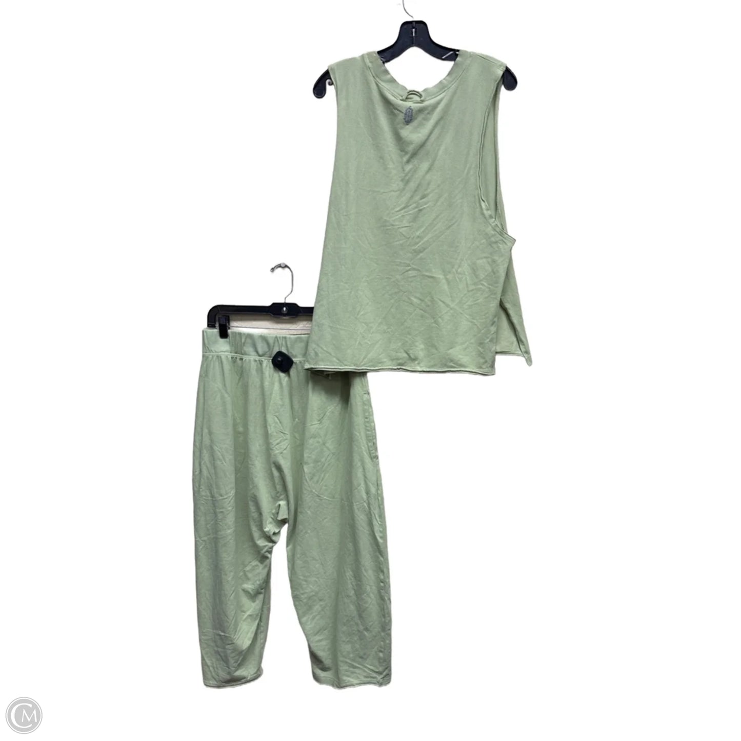 Pants Set 2pc By Free People In Green, Size: L