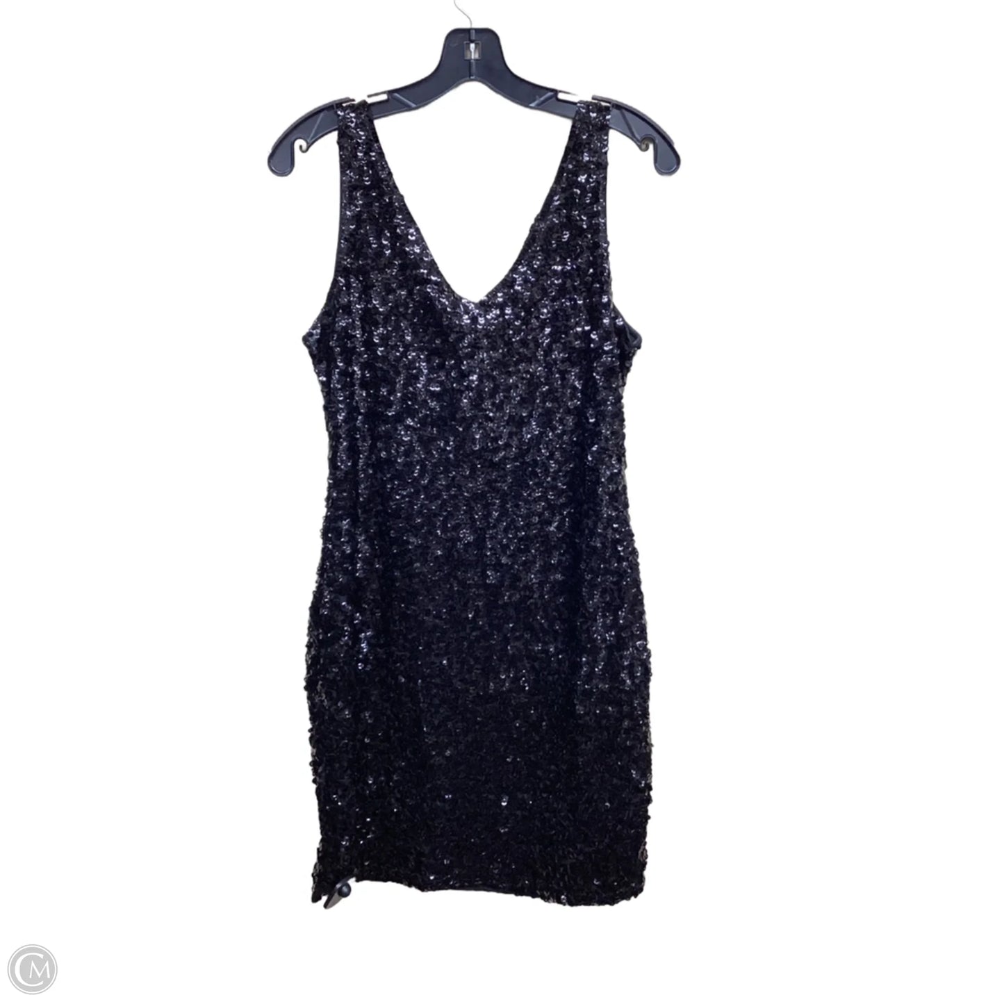 Dress Party Midi By Clothes Mentor In Black, Size: L