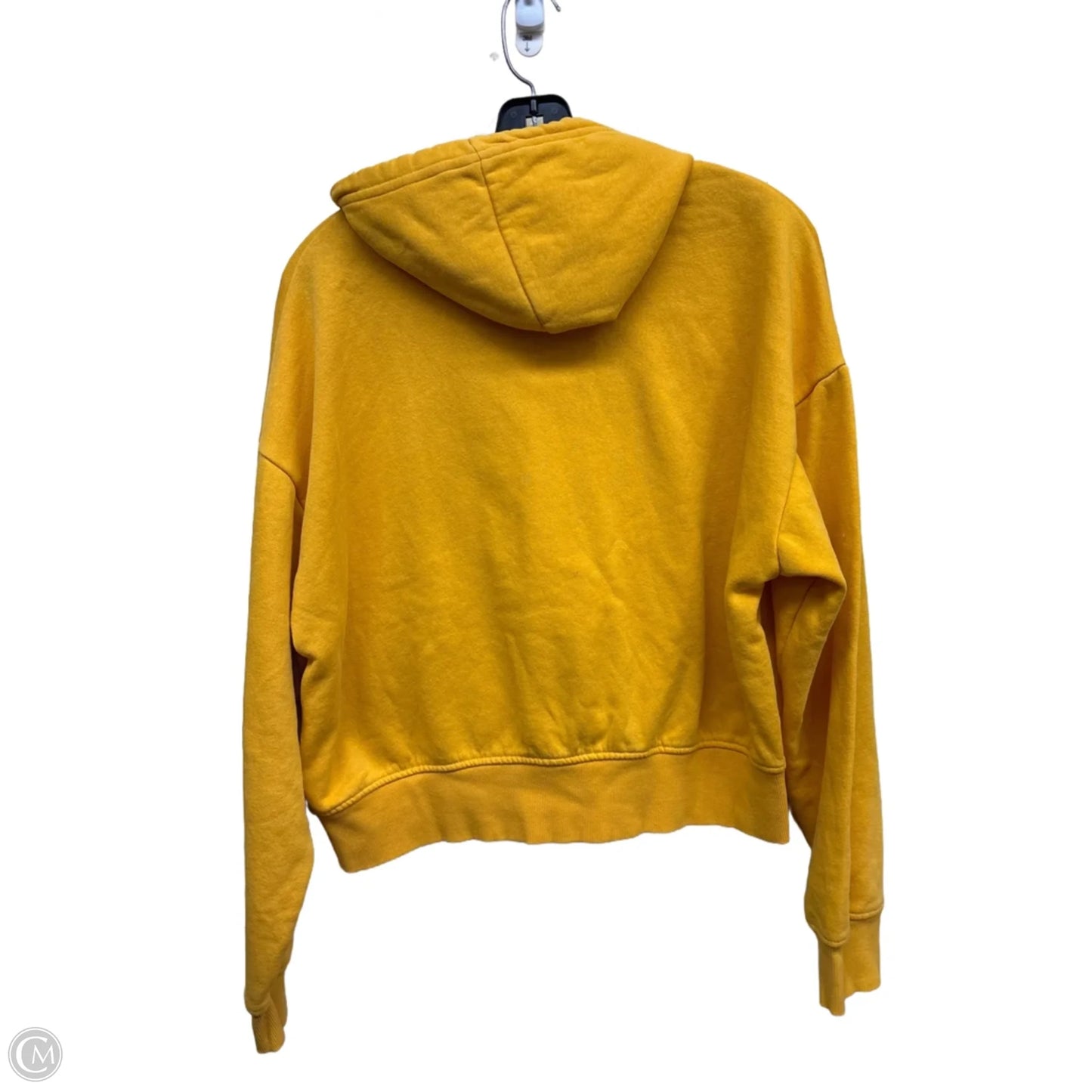 Sweatshirt Hoodie By The North Face In Yellow, Size: M