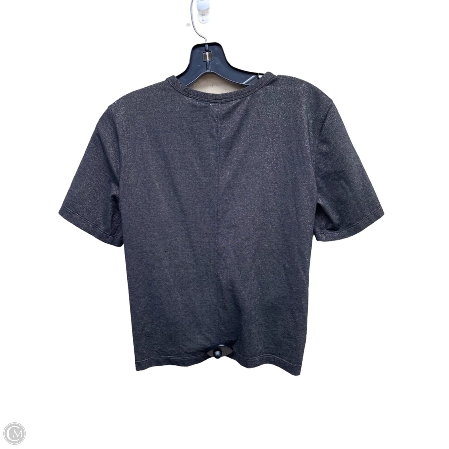 Top Short Sleeve By Clothes Mentor In Black & Gold, Size: S