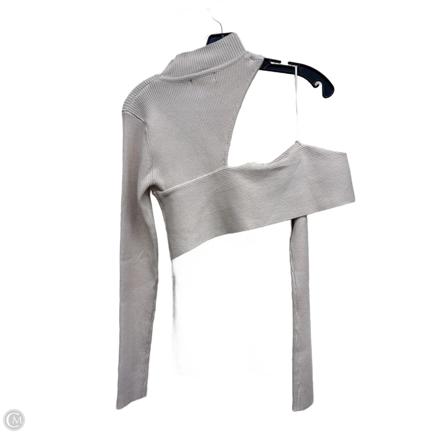 Top Long Sleeve By Clothes Mentor In Tan, Size: S