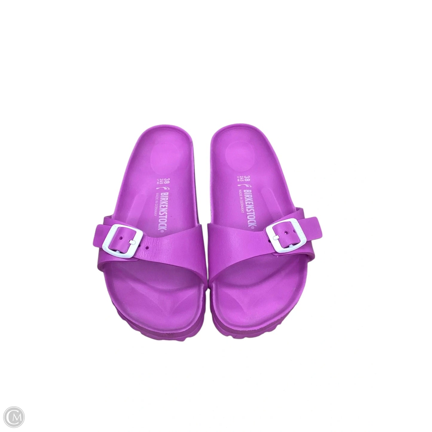 Sandals Flats By Birkenstock In Purple, Size: 7