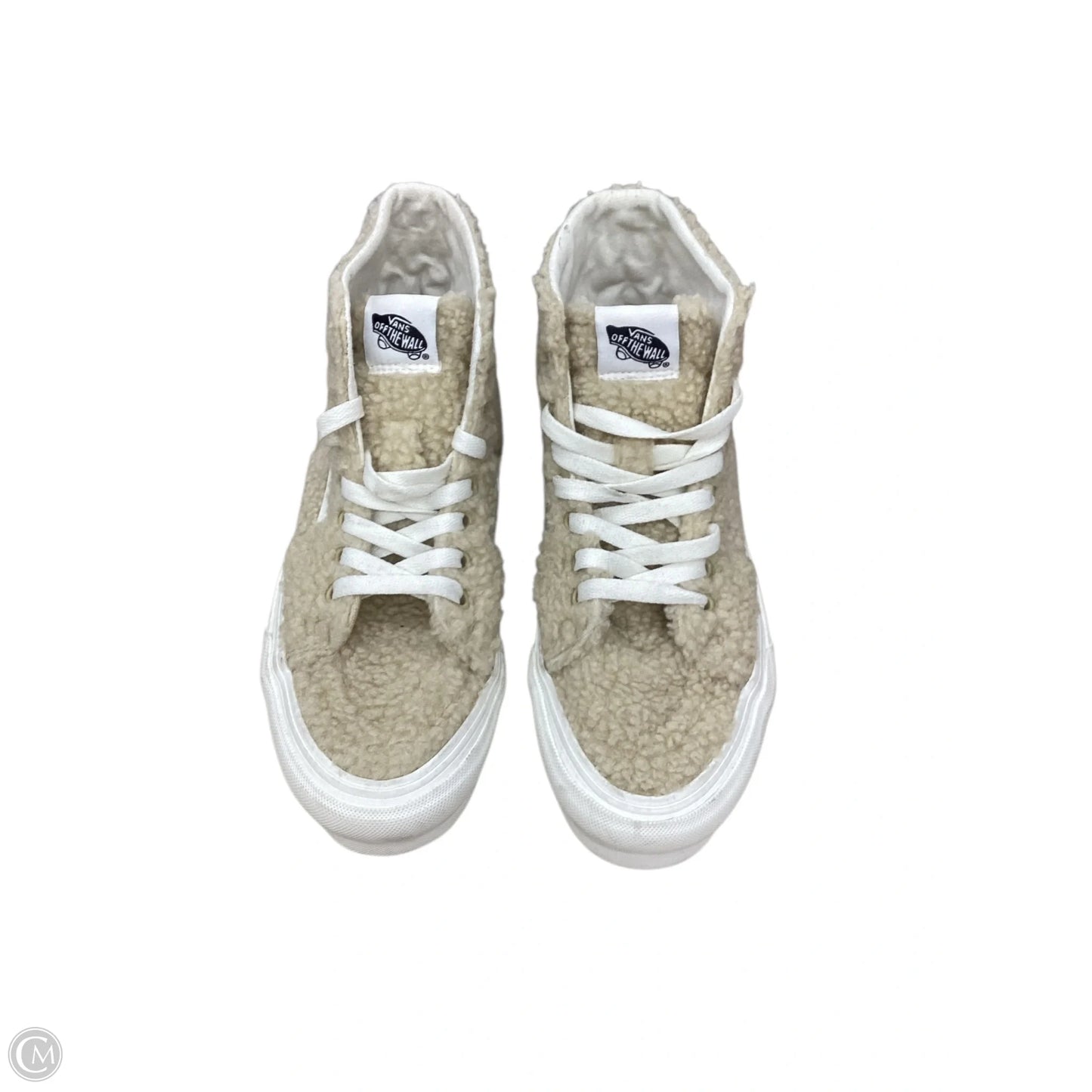 Shoes Sneakers By Vans In Tan, Size: 8