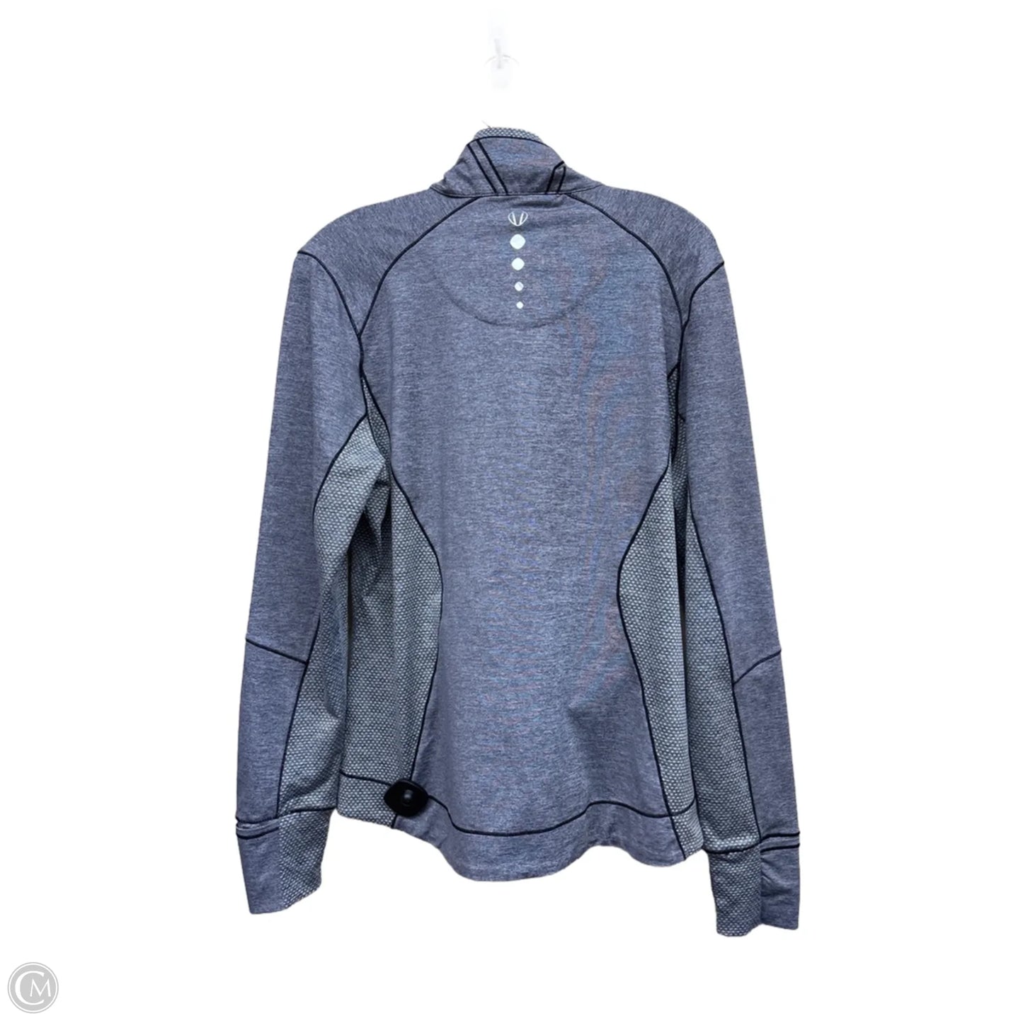 Athletic Jacket By Clothes Mentor In Grey, Size: L
