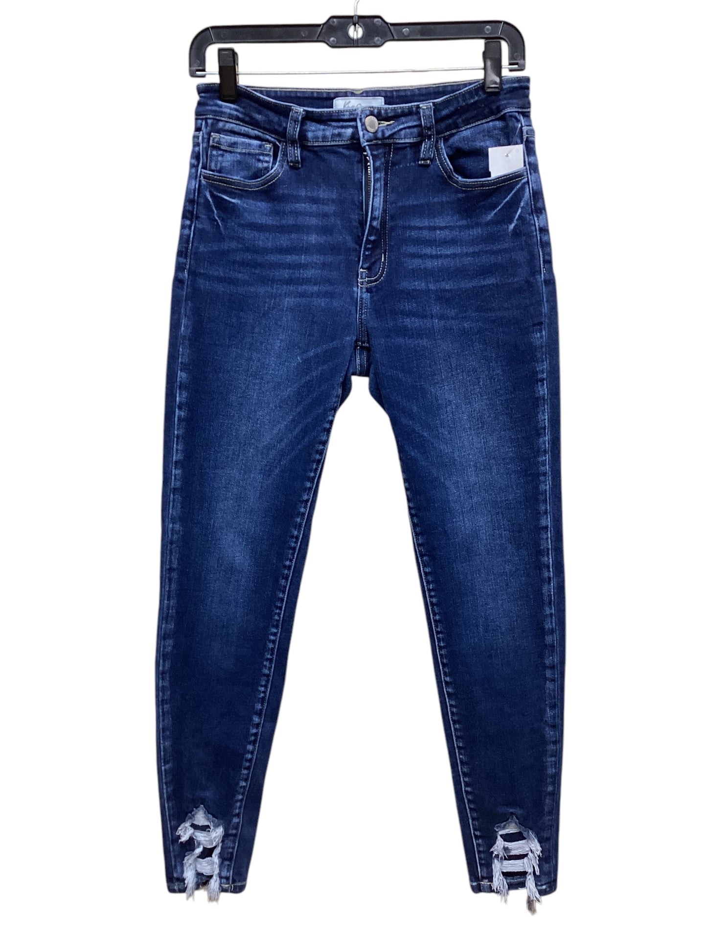 Jeans Skinny By Kancan In Blue Denim, Size: 4