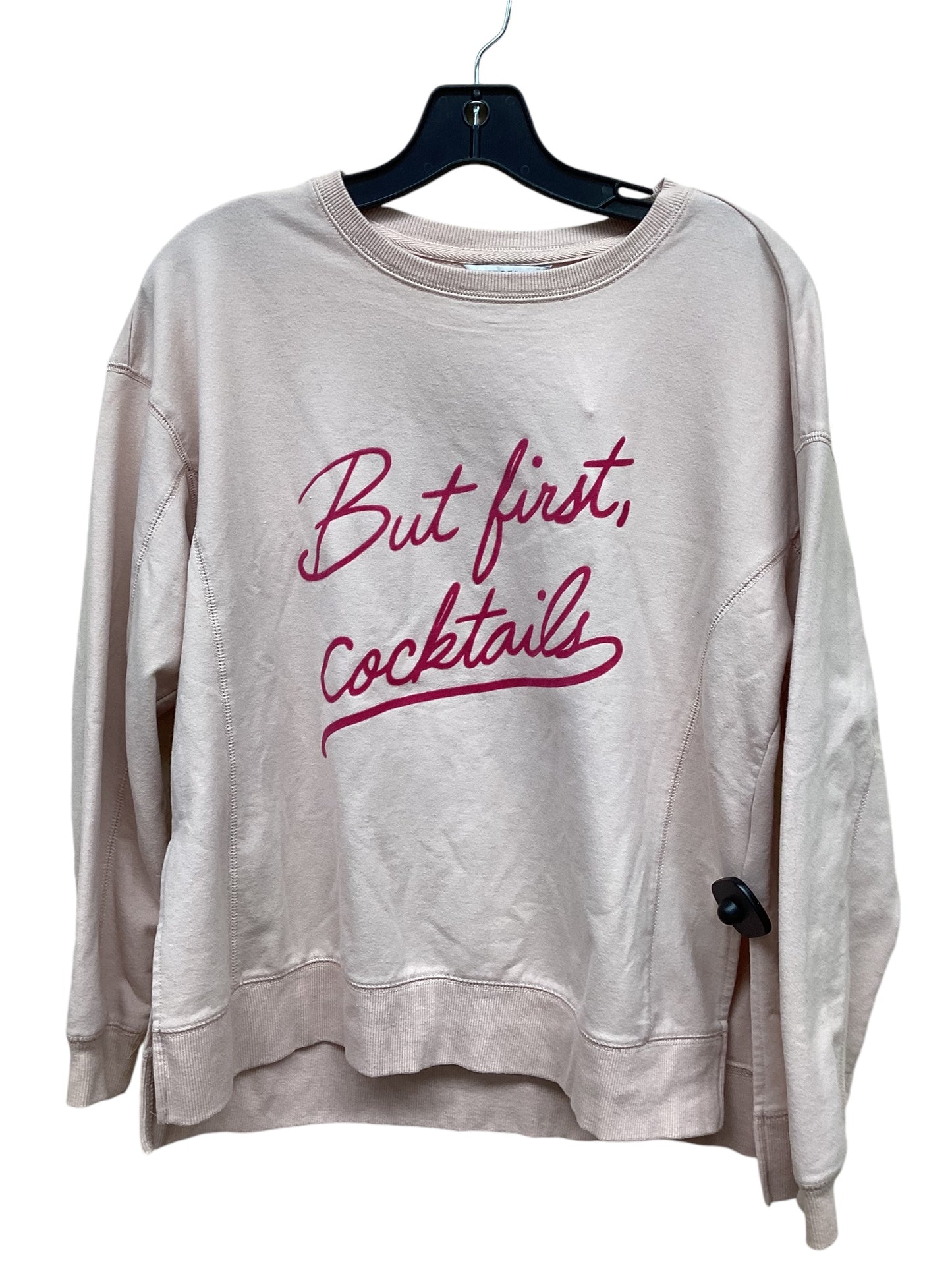 Top Long Sleeve By Wildfox In Pink, Size: S
