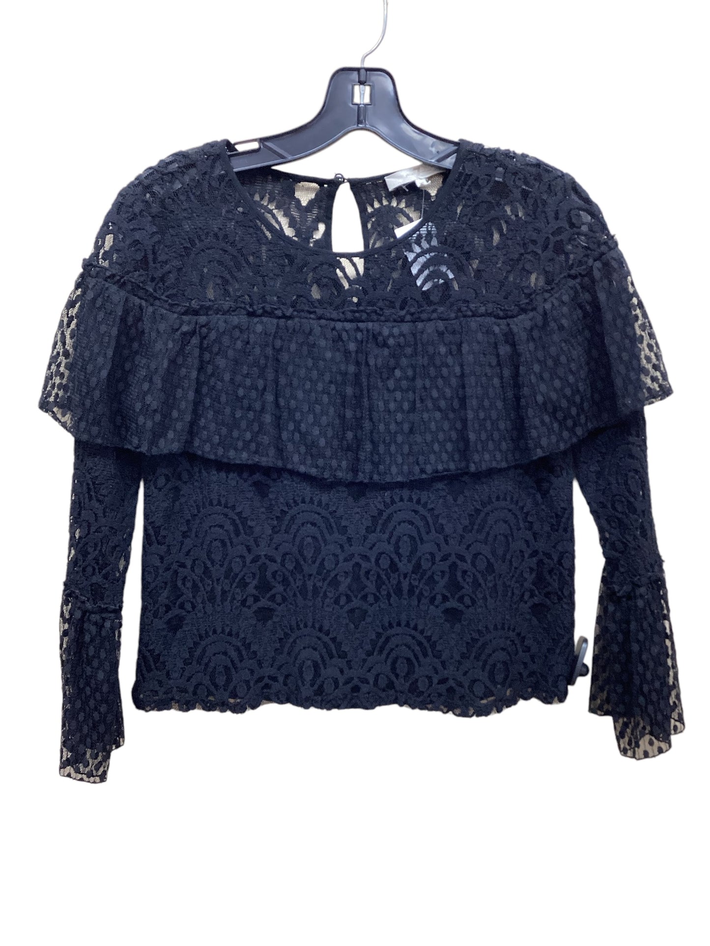 Top Long Sleeve By 7 For All Mankind In Black, Size: Xs