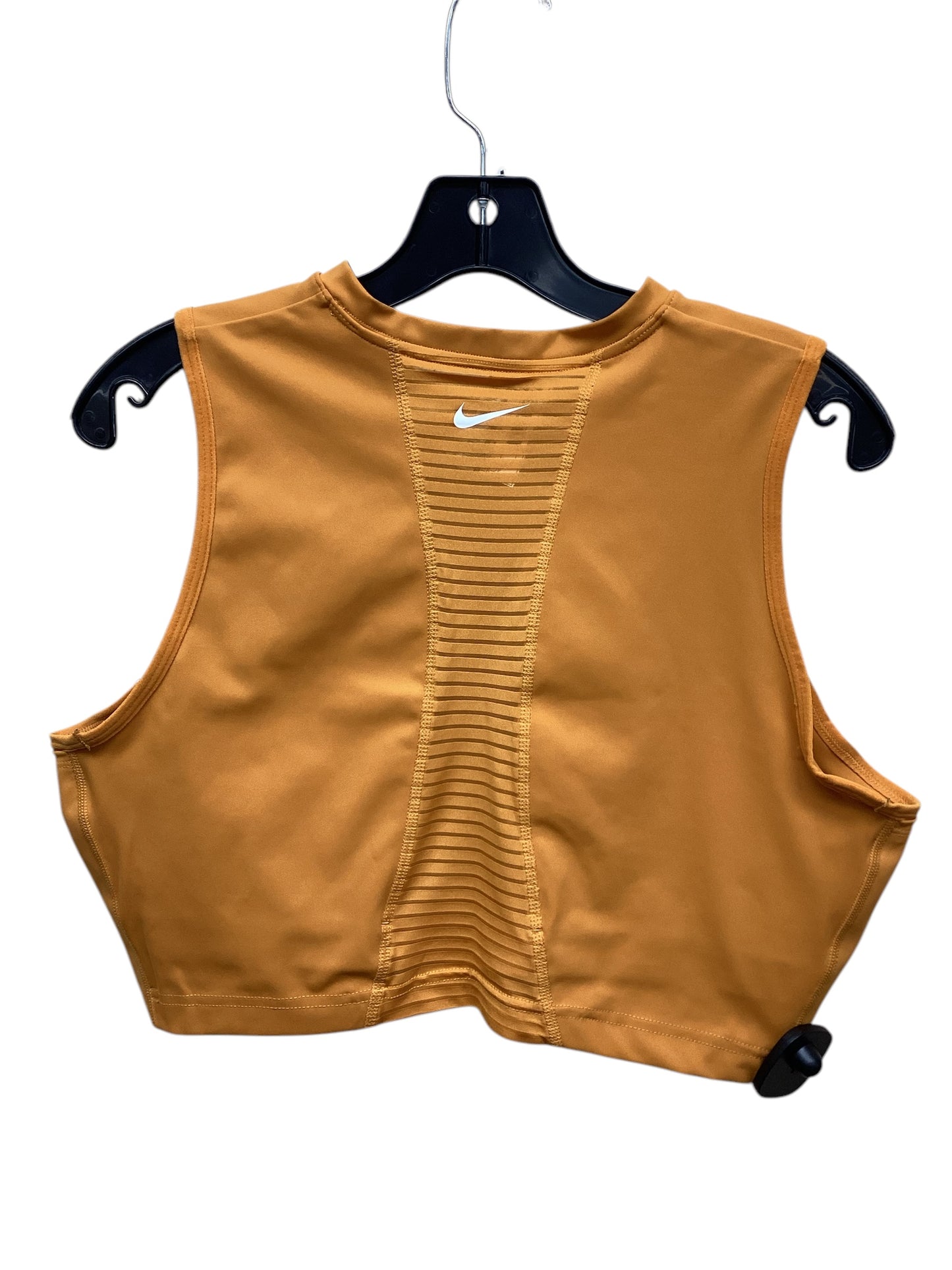 Top Sleeveless By Nike In Orange, Size: Xl